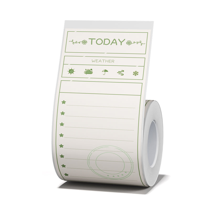 NB462 - NIIMBOT - B1 / B21 / B3S - 50*110MM - 70 TERMIESE ETIKETTE - TAKE DO LYS ONTWERP