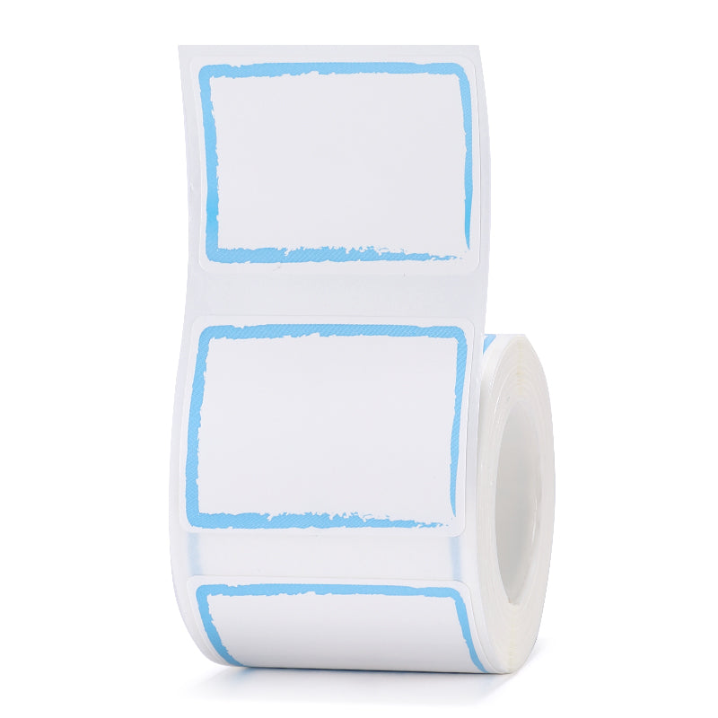NB189 - NIIMBOT - B1 / B21 / B3S - T40*30MM - 230 ETIKETTE PER ROL - BLOU RANDONTWERP