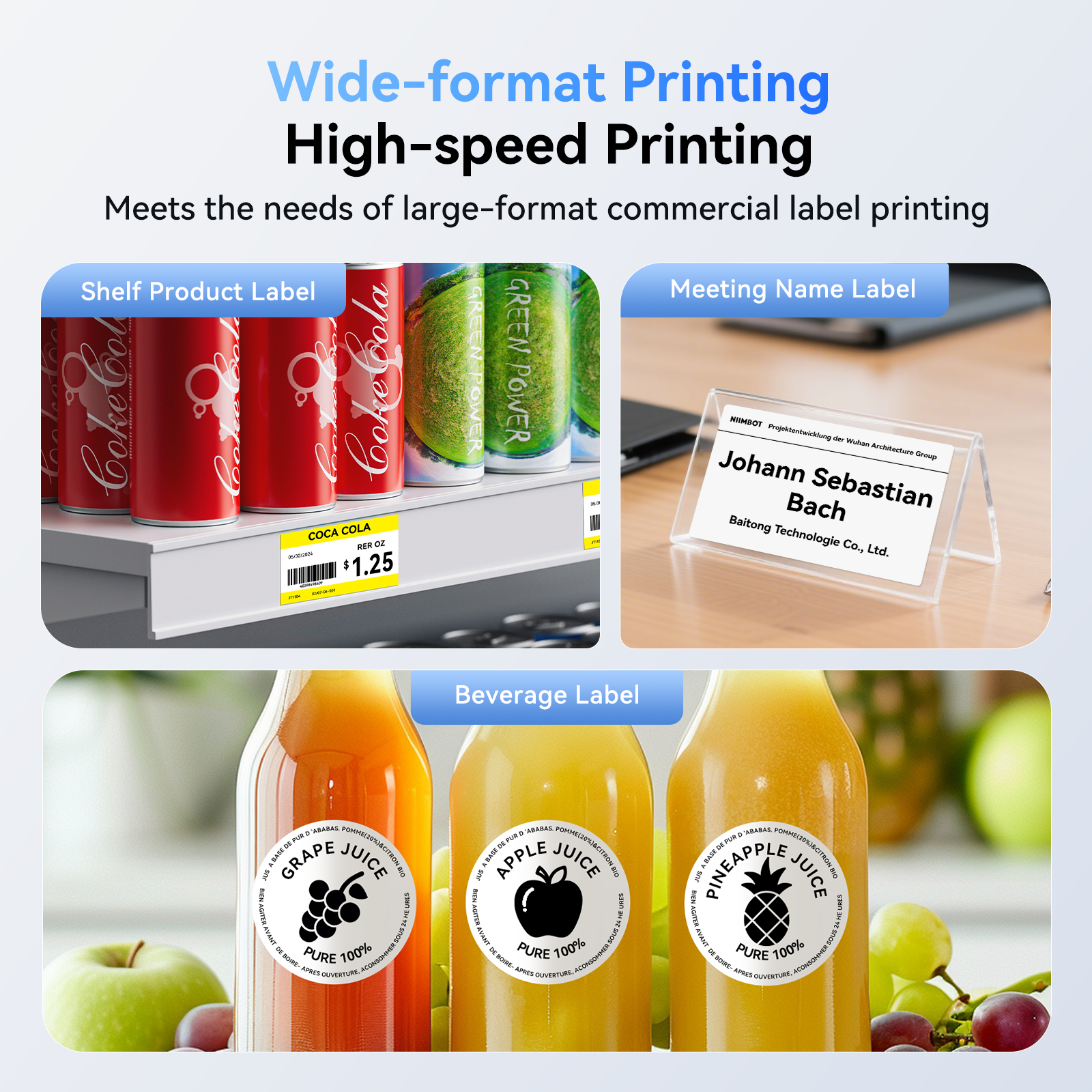 NIIMBOT - B4 Bluetooth Label Printer Incl Label Roll