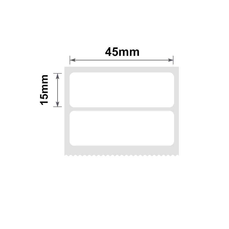 NB194 - Niimbot - B1 / B21 / B31 / B3S / B4 - 45x15mm/2R - 460 White Labels