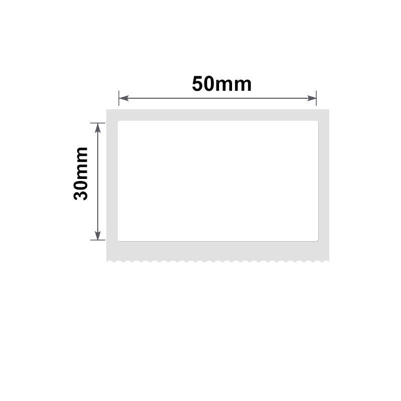 NB112 - Niimbot - B1 / B21 / B31 / B3S / B4 - 50x30mm - 230 White Labels