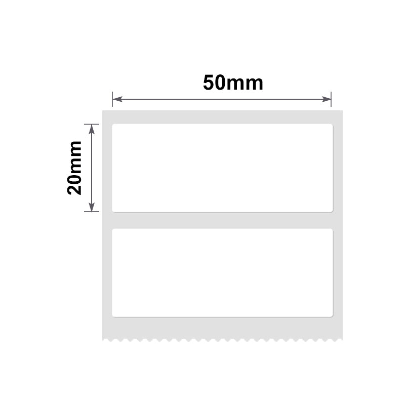 NIIMBOT - B Range - 50x20mm - White - 320 Labels
