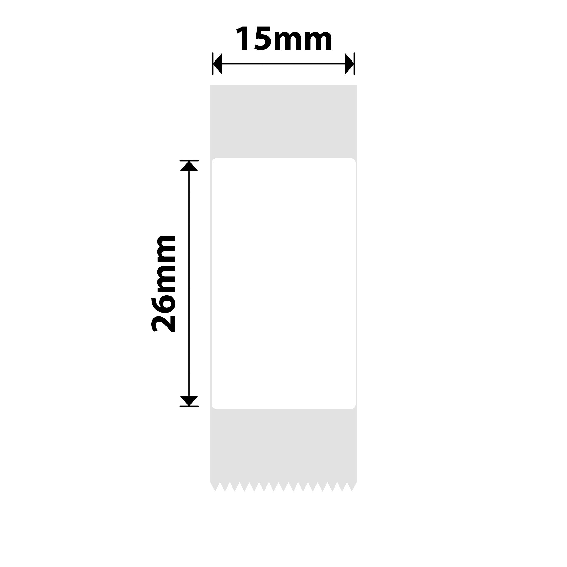 I-NB105 - NIIMBOT - D11 / D101 / D110 - 15*26MM - 230 AMALEBULA NGOKUQONGA NGAMUNYE - EMHLOPHE