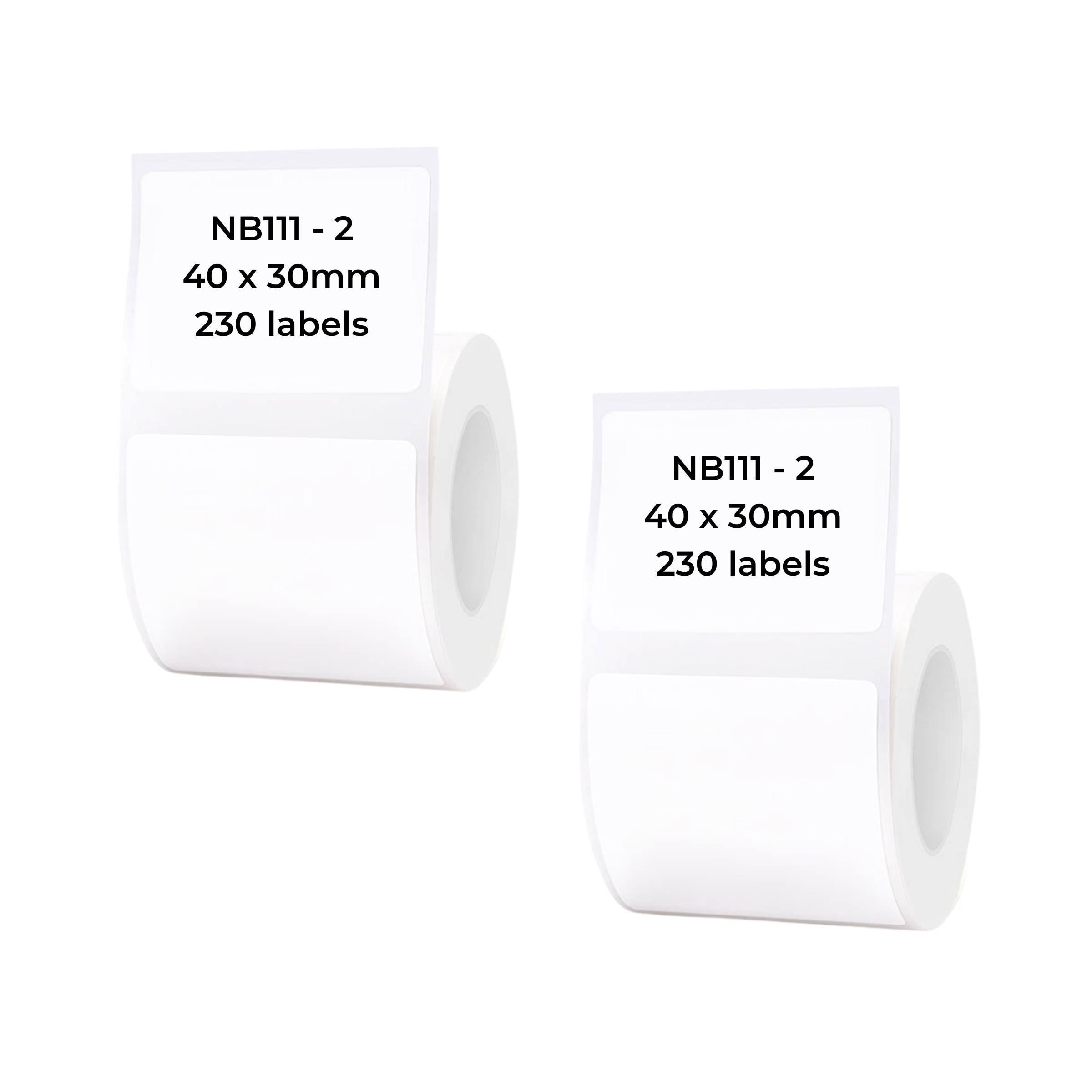 NB111 - NIIMBOT - B1 / B21 / B3S - T40*30MM - 230 ETIKETTE PER ROL - WIT