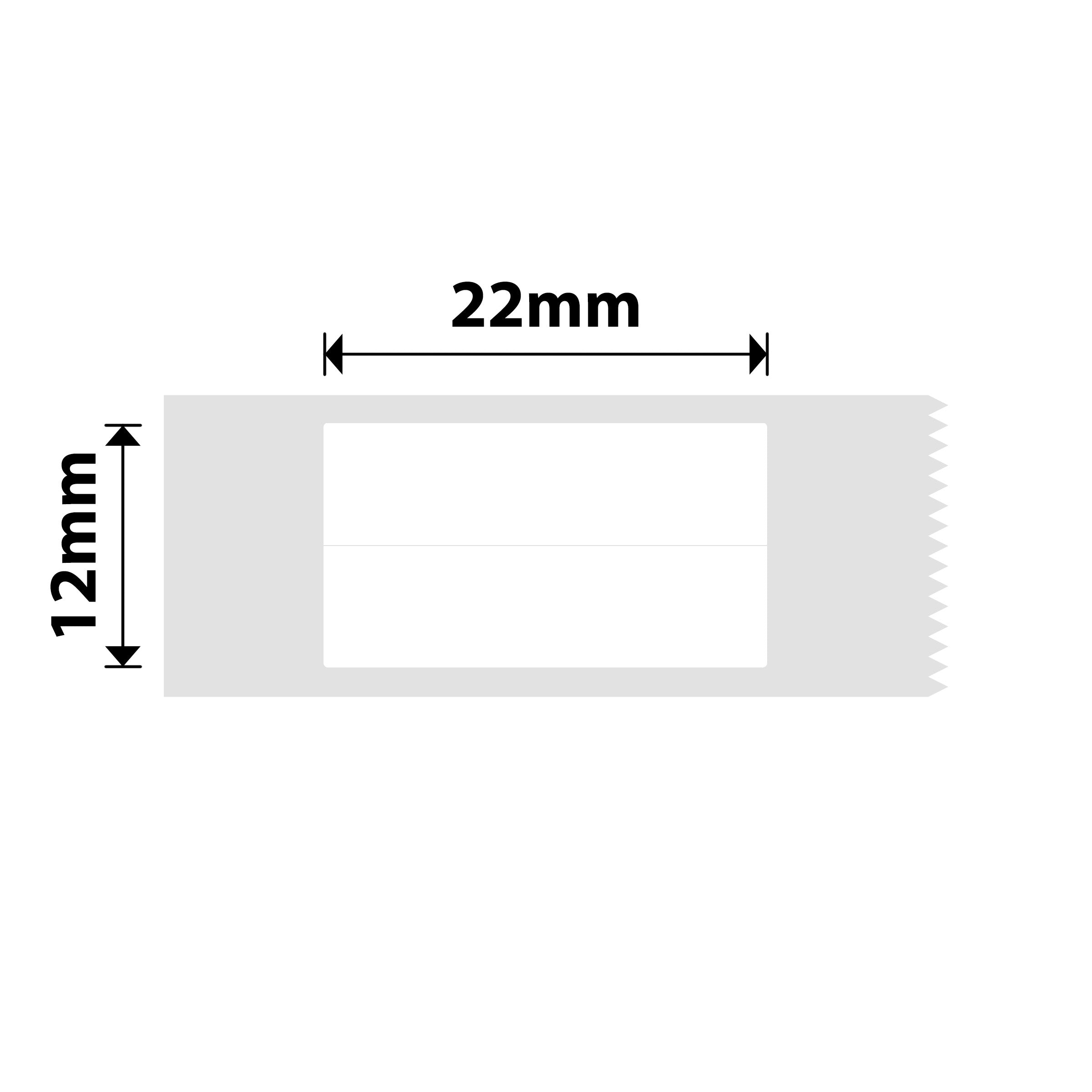 NB149 - NIIMBOT - D11 / D101 / D110 - 12*22MM - 260 AMALEBULA OKUTHETHAYO - SPLIT - EMHLOPHE
