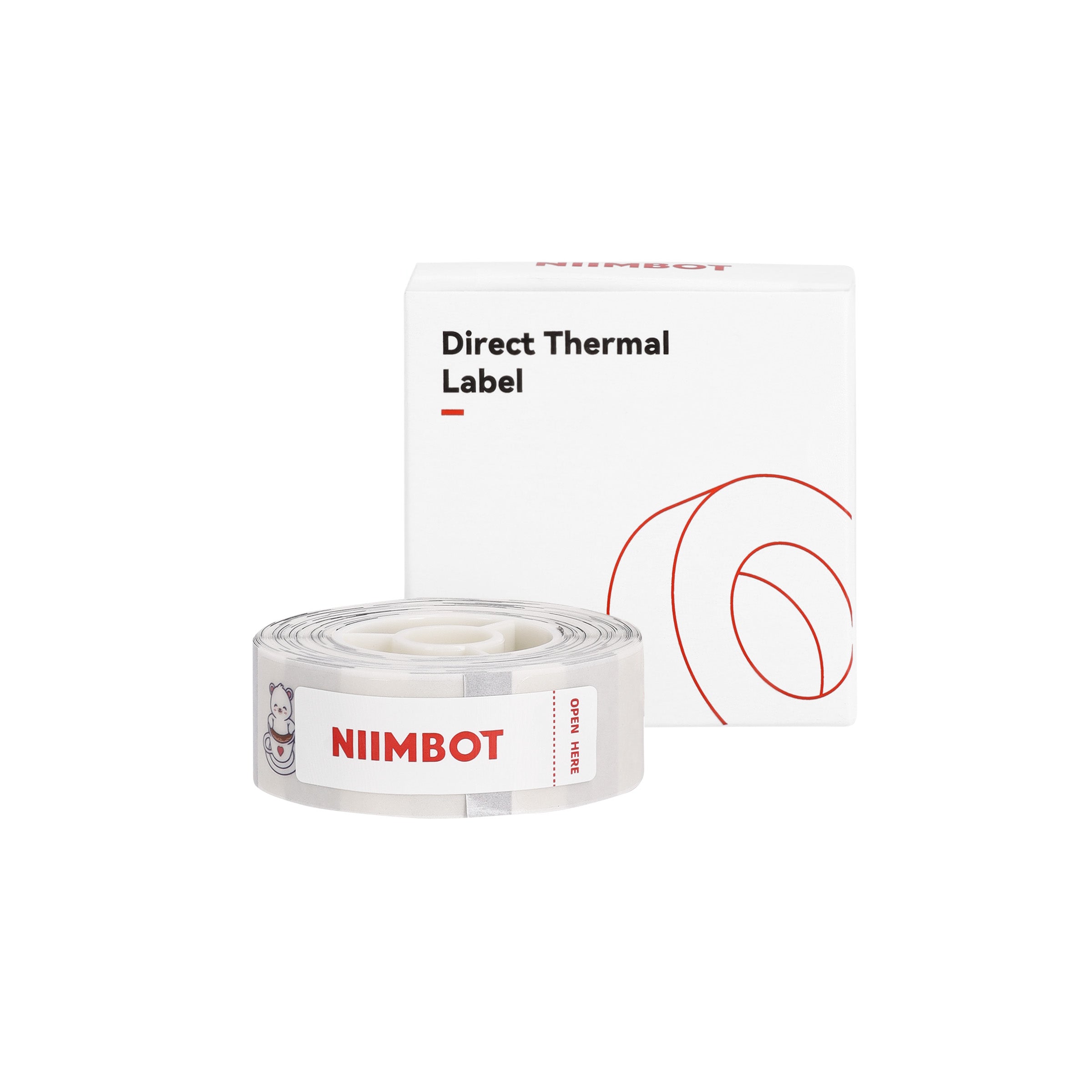 NIIMBOT - D Range - 14x40mm - Lazy Bear - 160 Labels