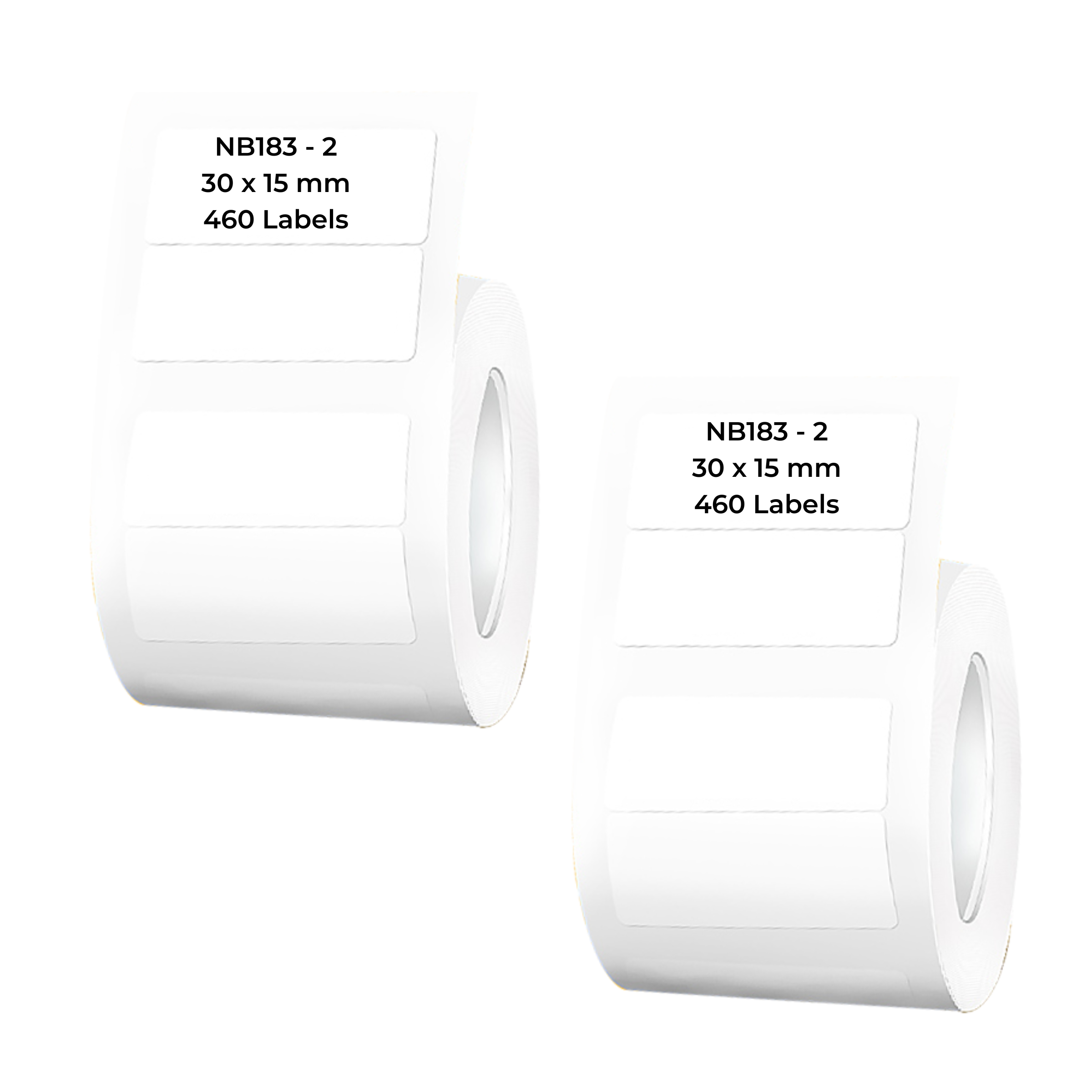 NB183 - NIIMBOT - B1 / B21 / B3S - 30*15MM/2R - 460 ETIKETTE PER ROL - WIT