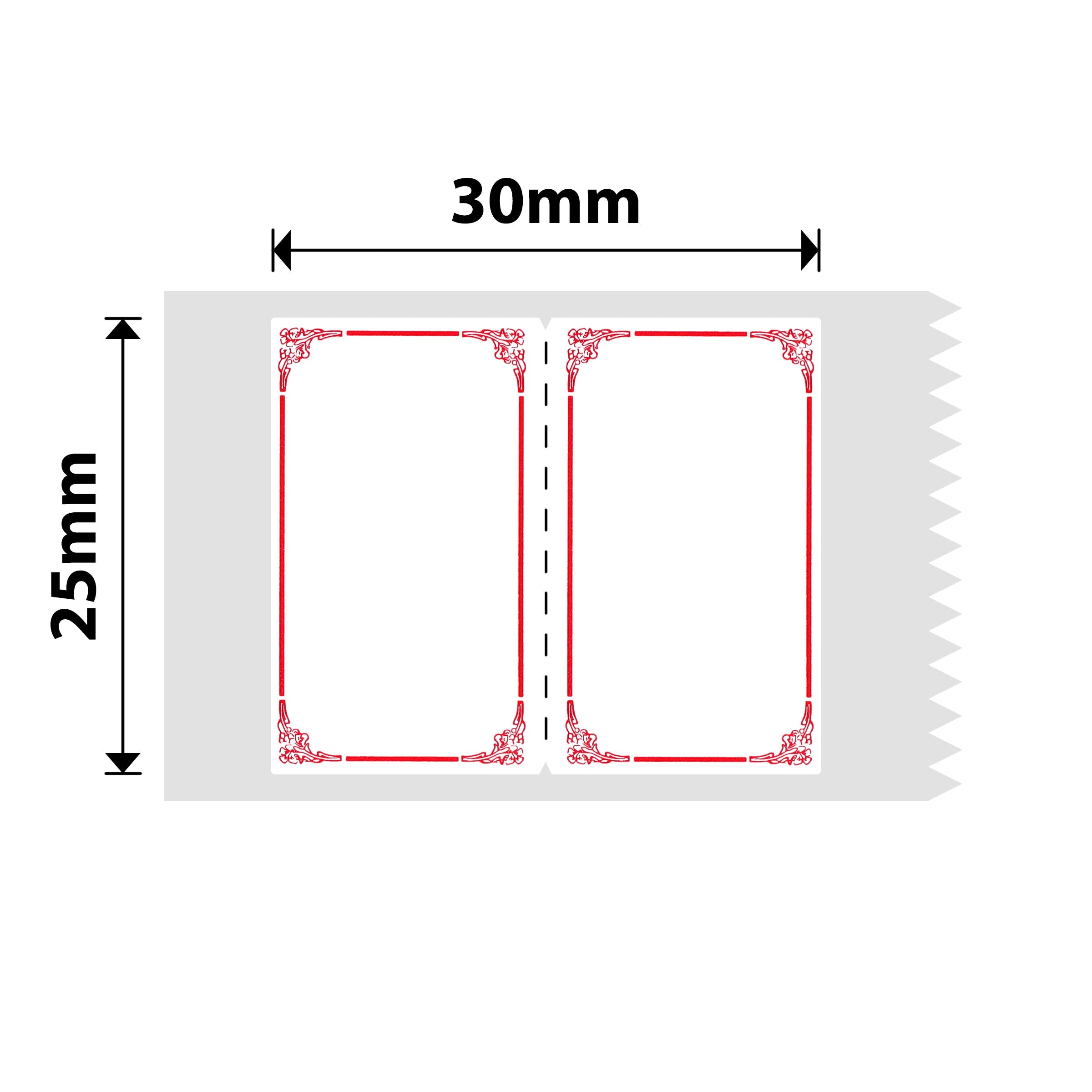 NB209 - NIIMBOT - B1 / B21 / B3S - 25*30MM - 230 ETIKETTE PER ROL - LIGROOI ONTWERP