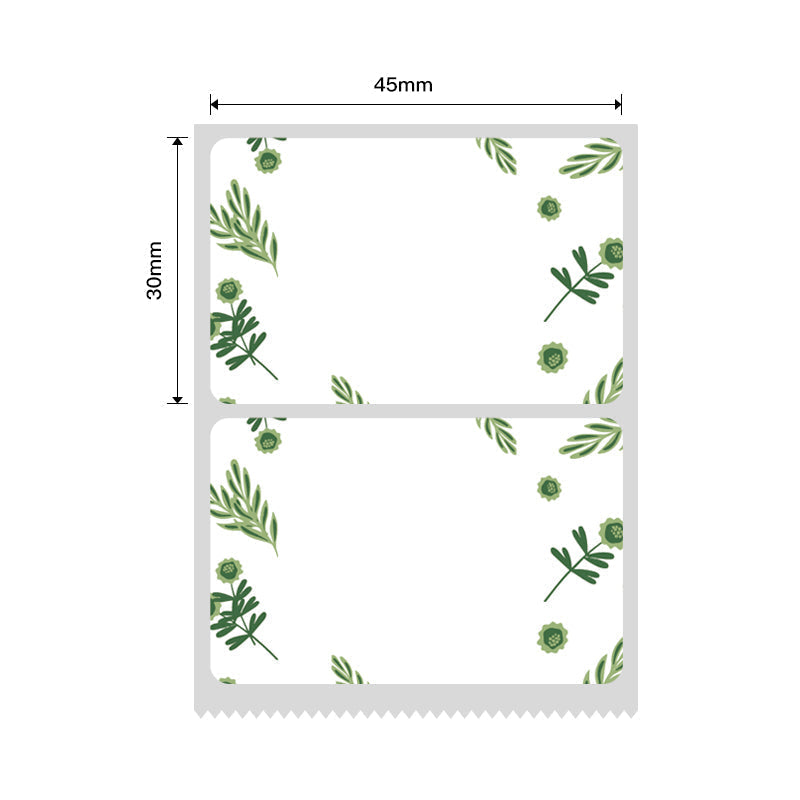 NIIMBOT - B Range - 45x30mm - Plant - 230 Labels