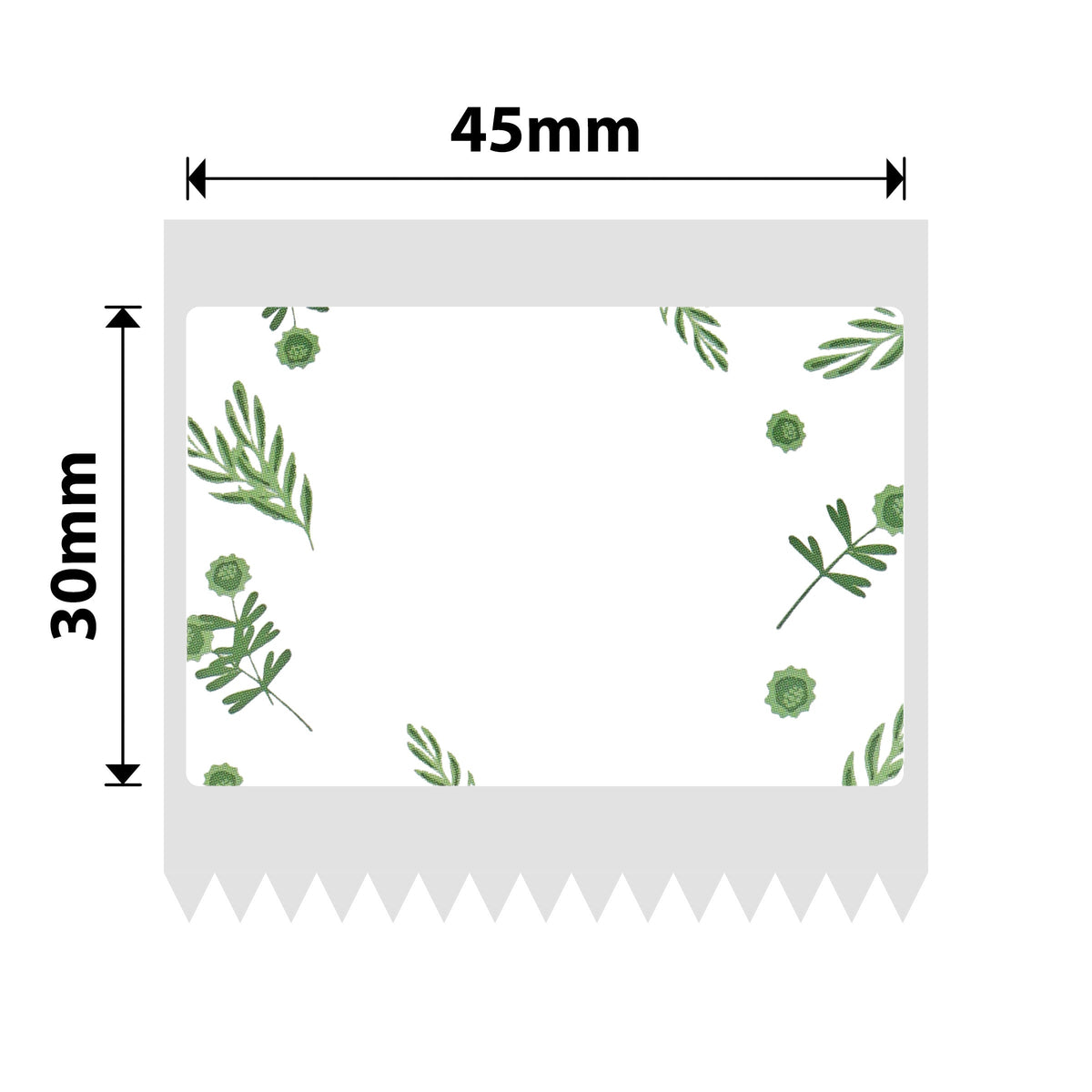 NIIMBOT - B Range - 45x30mm - Plant - 230 Labels
