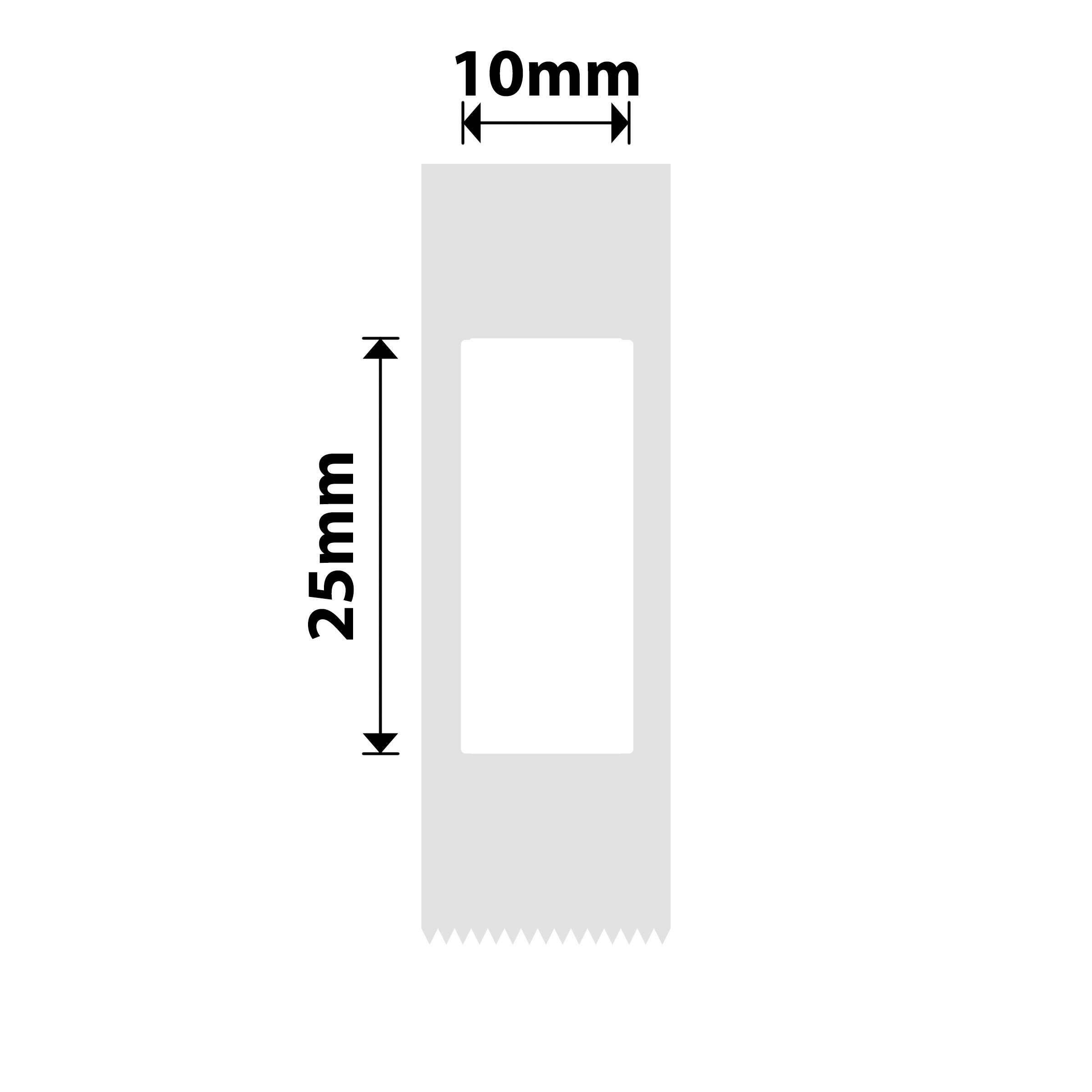 NB266 - NIIMBOT - D11 / D101 / D110 - R10*25 - 240 ETIKETTE PER ROL - WIT