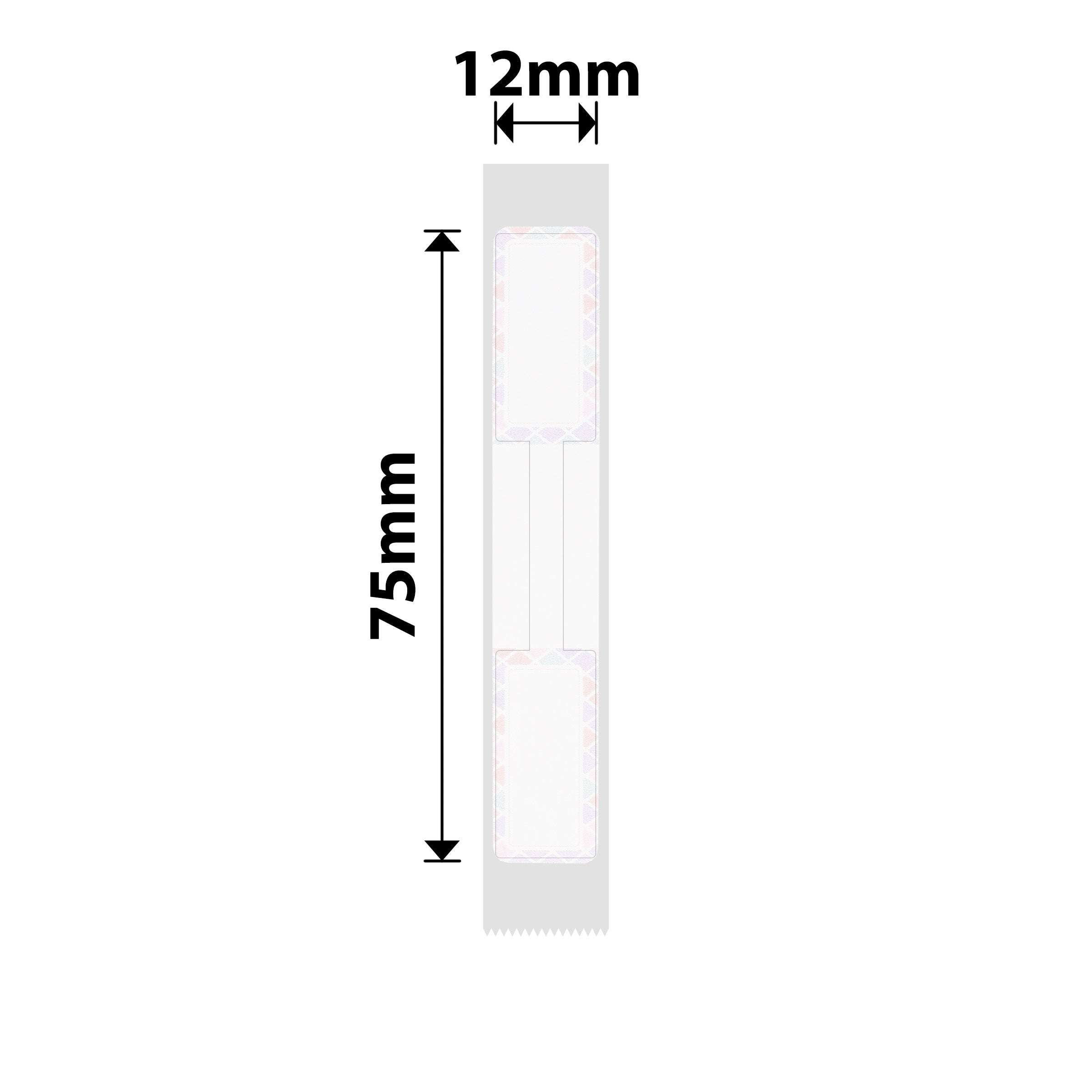 NIIMBOT - D Range - 12x75mm - Milk Candy Cable - 90 Labels