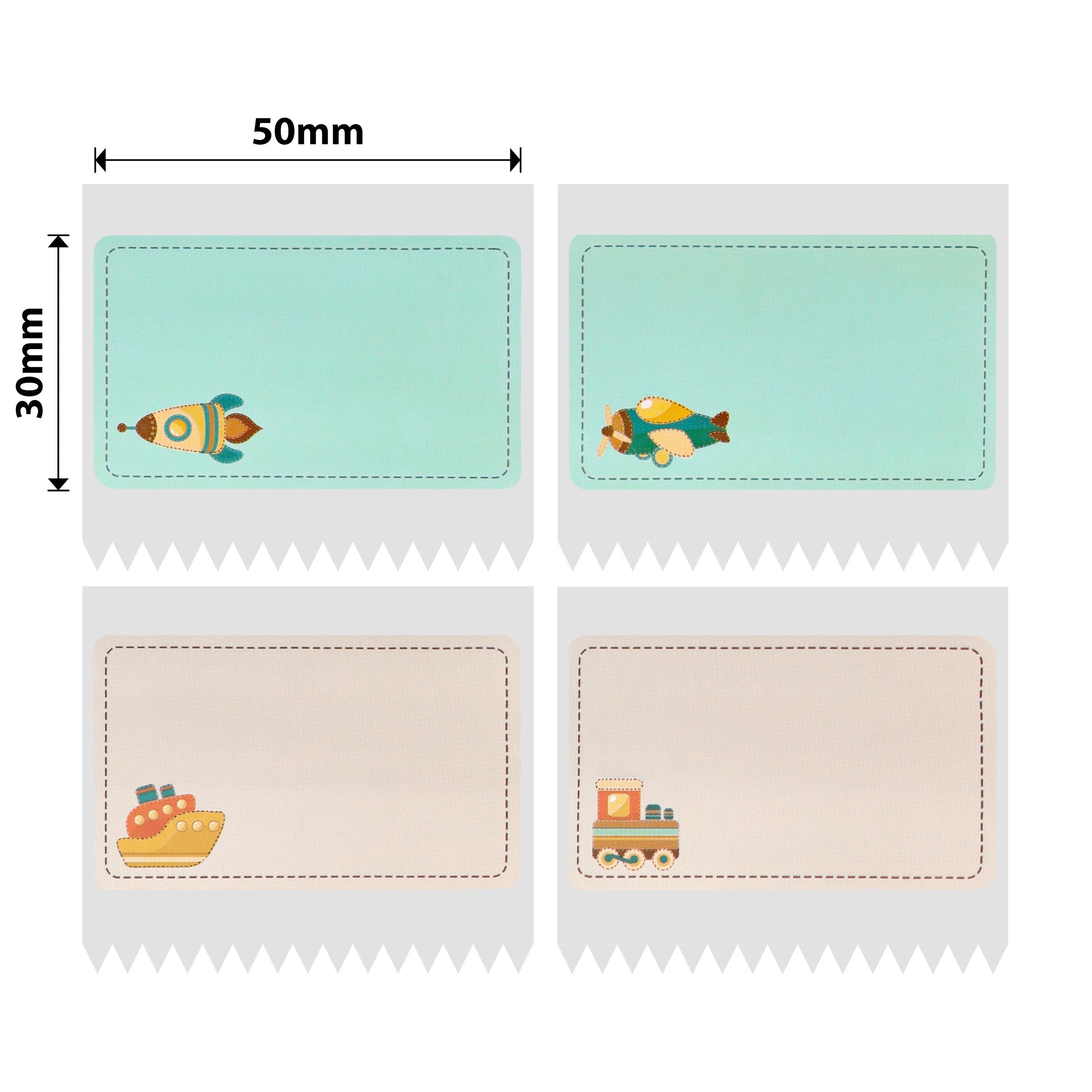 NB289 - NIIMBOT - B1 / B21 / B3S - R50*30 - 230 ETIKETTE PER ROL - KINDERDROOMONTWERP