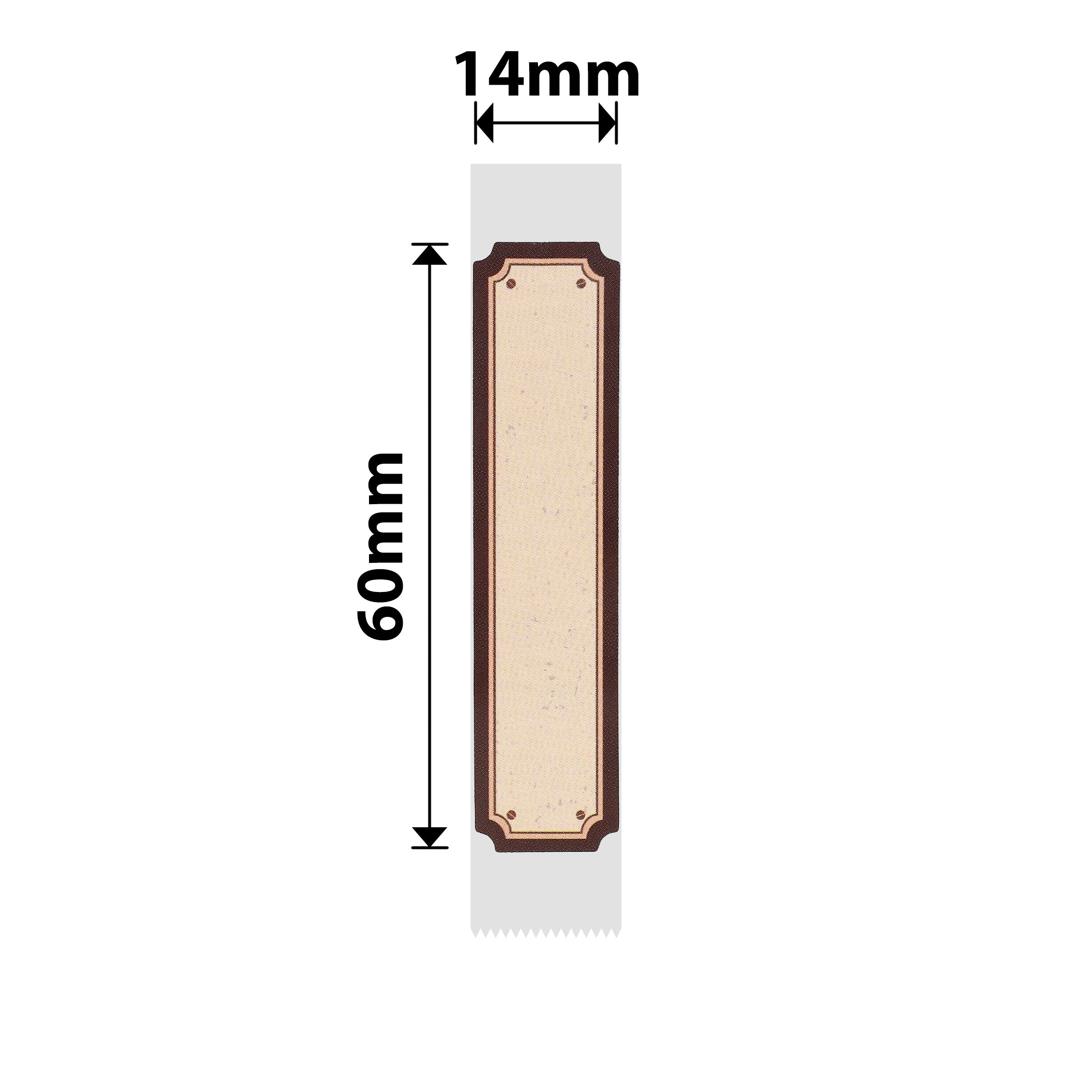 NB311 - NIIMBOT - D11 / D101 / D110 / H1S - 14X60MM - 110 WOOD LOVE LABELS