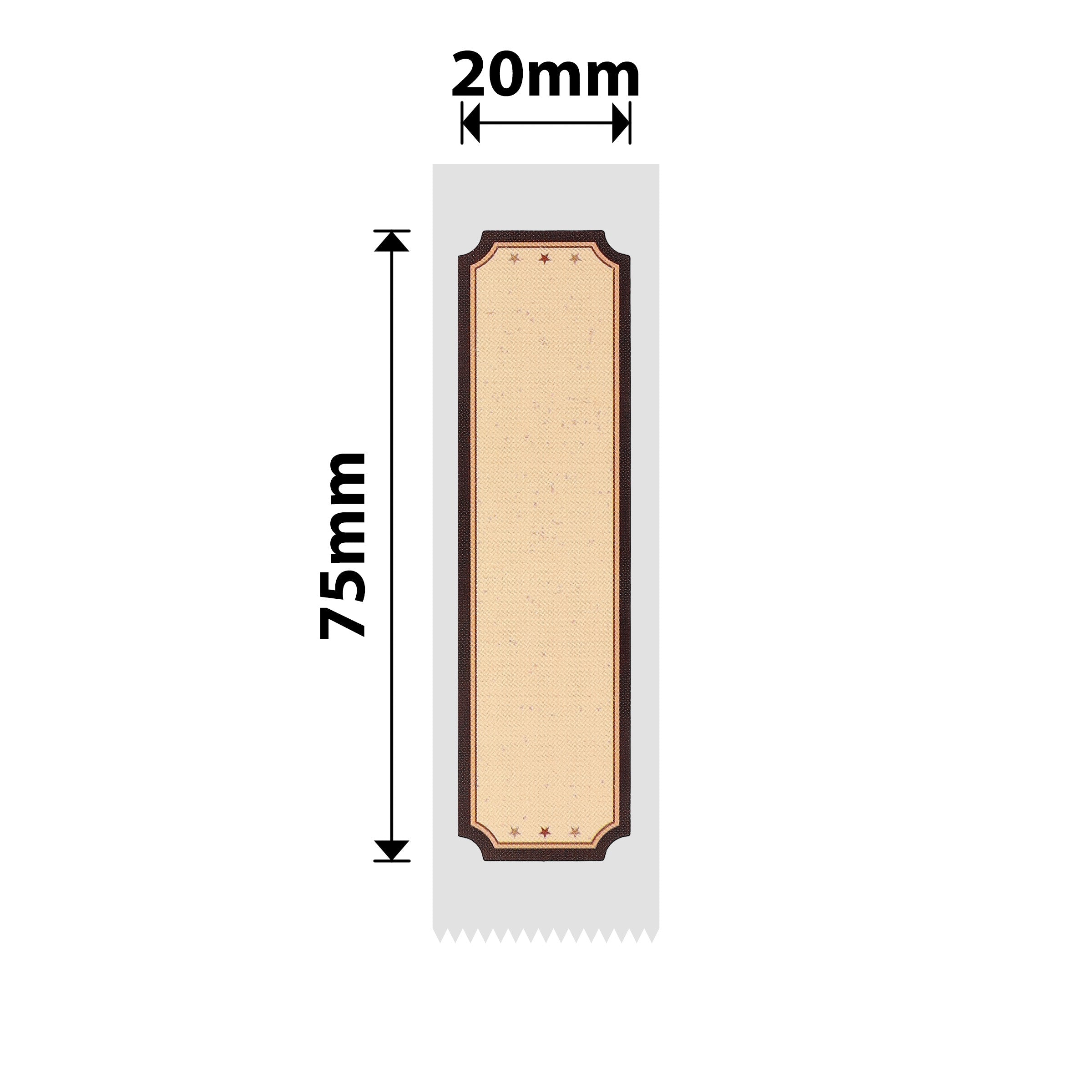 NIIMBOT - D101 Only - 20x75mm - Wood Love - 90 Labels