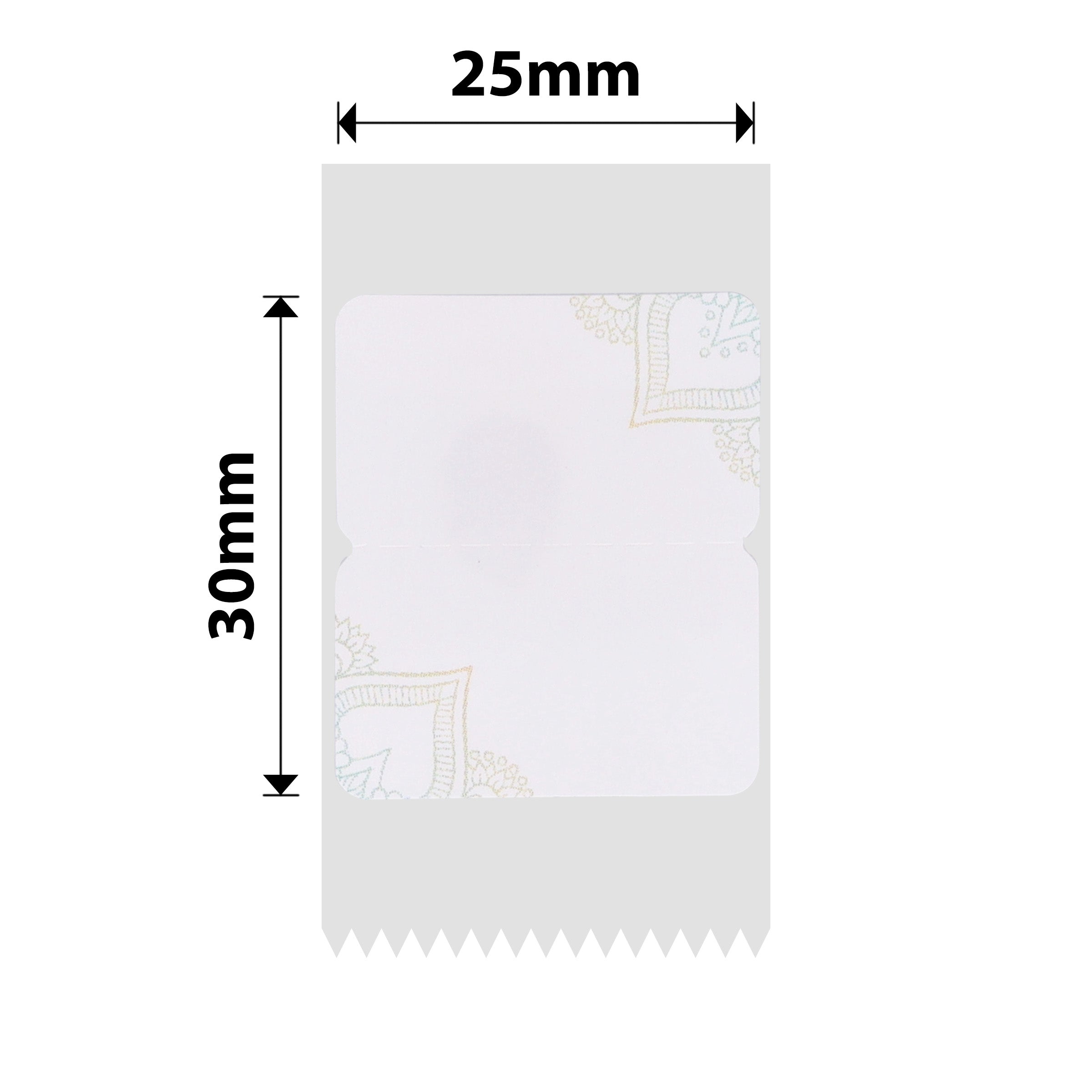 NB342 - NIIMBOT - SLEGS D101 - R25*30 - 210 ETIKETTE PER ROL - PANDORA MARK DESIGN