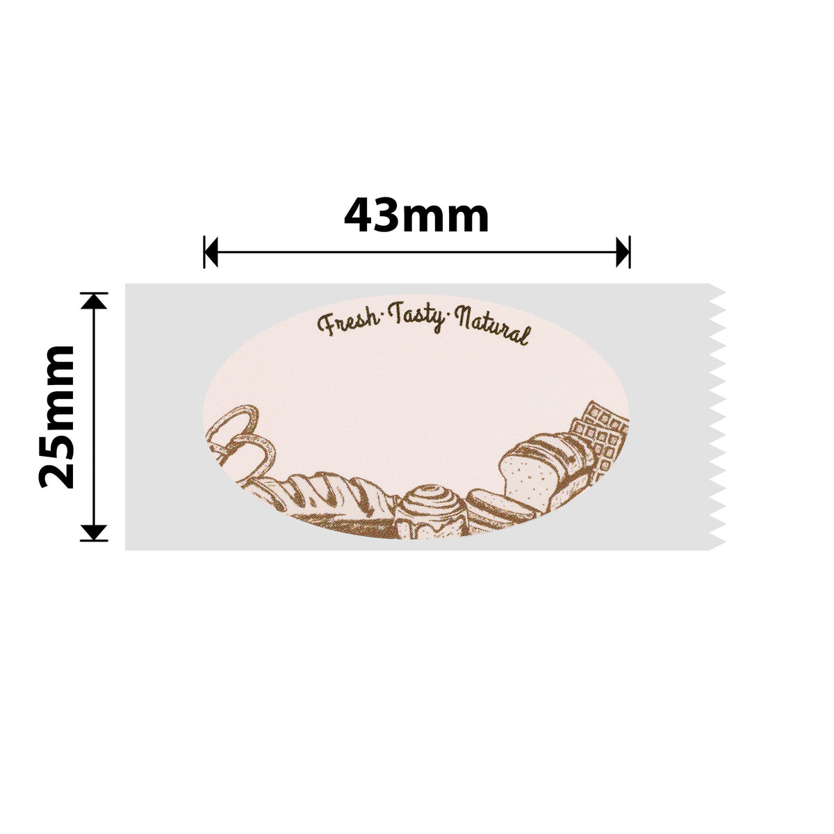 NIIMBOT - D101 Only - 25x43mm - Sweet Tea - 145 Labels