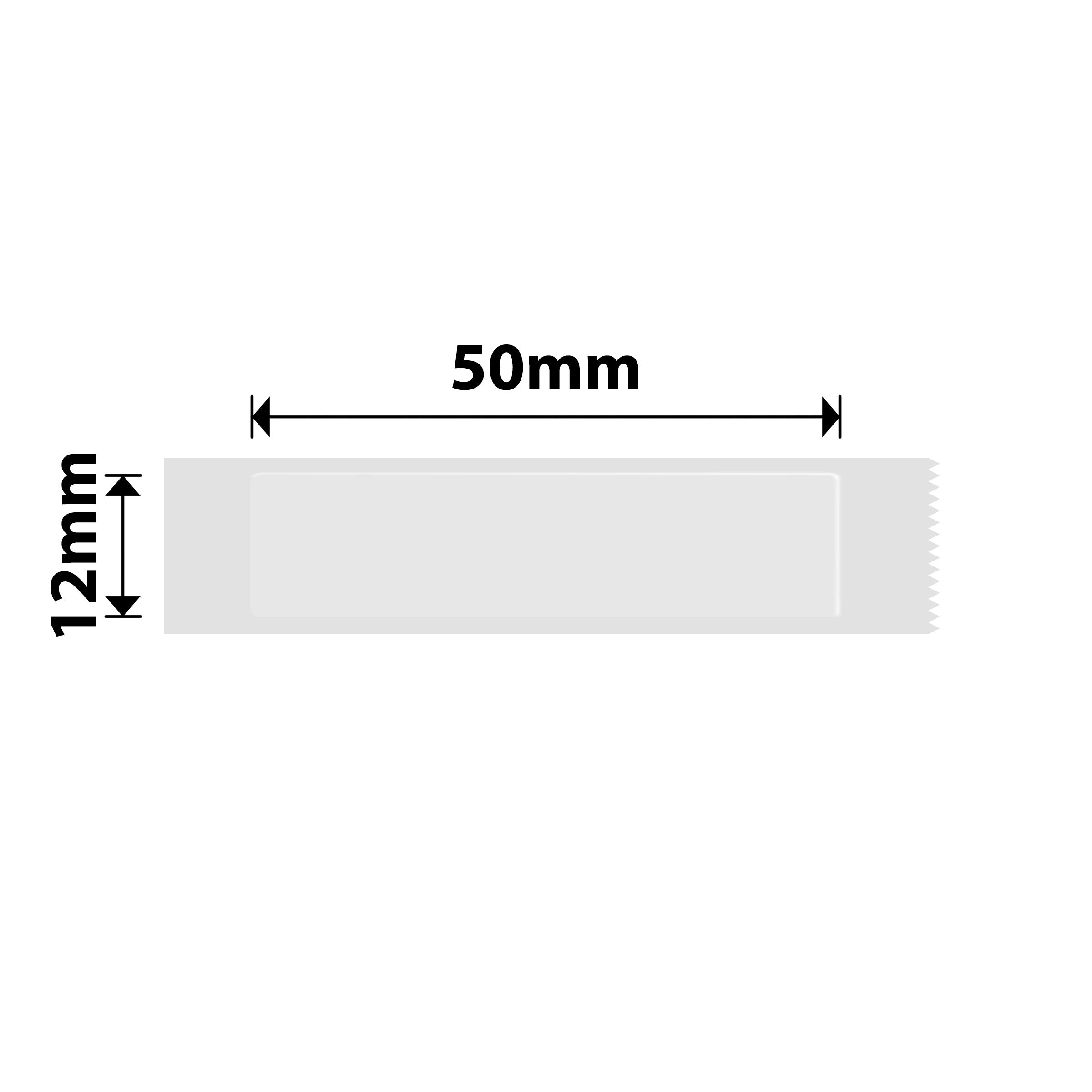 NB392 - Niimbot - N1 - 12x50mm - 125 Transparent Labels