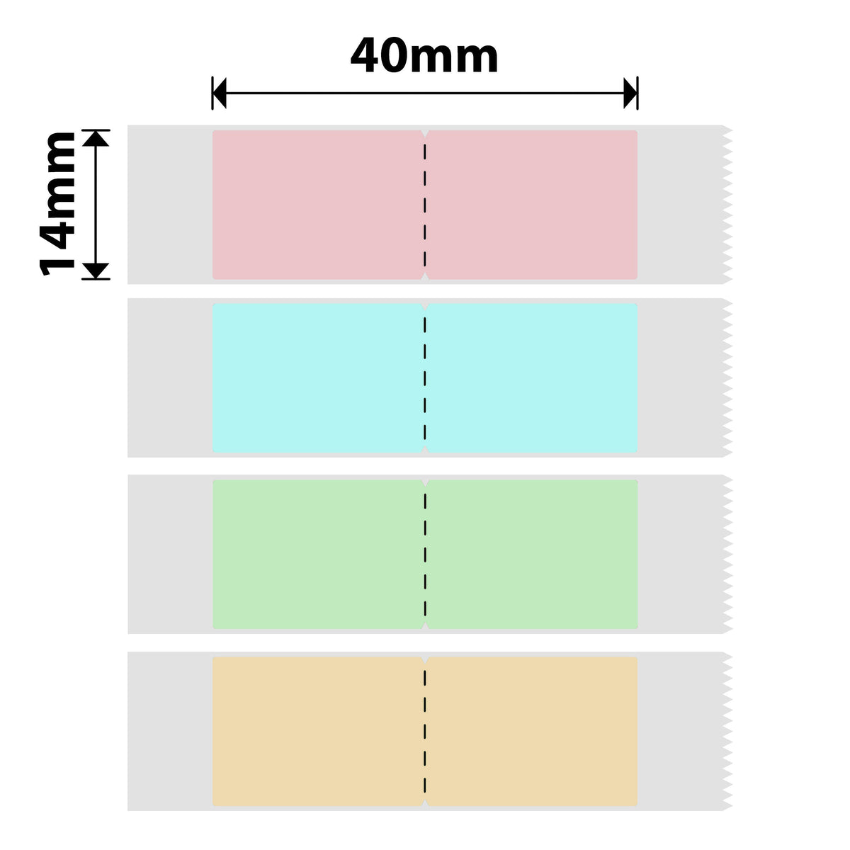 NIIMBOT - N1 - 14x40mm - Summer - 150 Labels