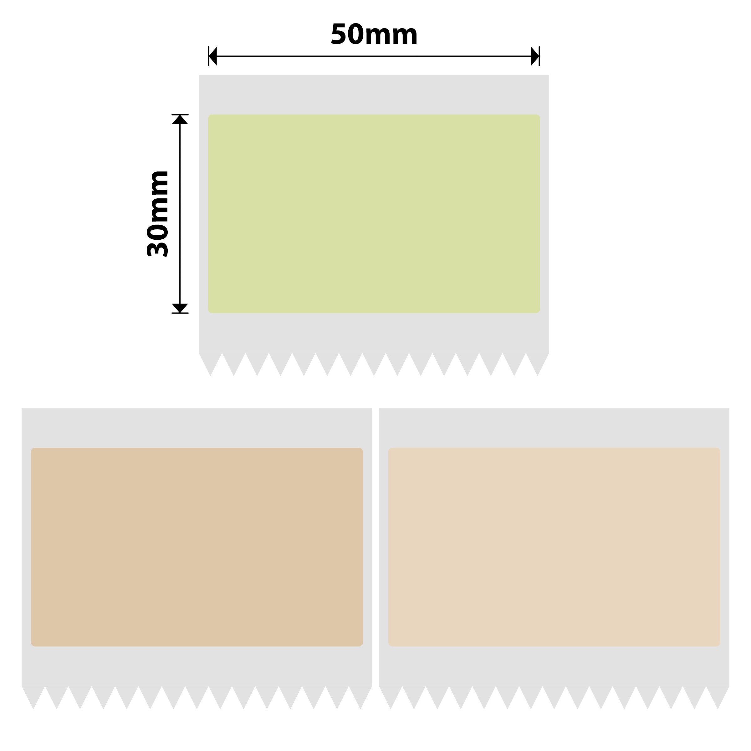 NIIMBOT - B Range - 50x30mm - Multi-Colour - 230 Labels