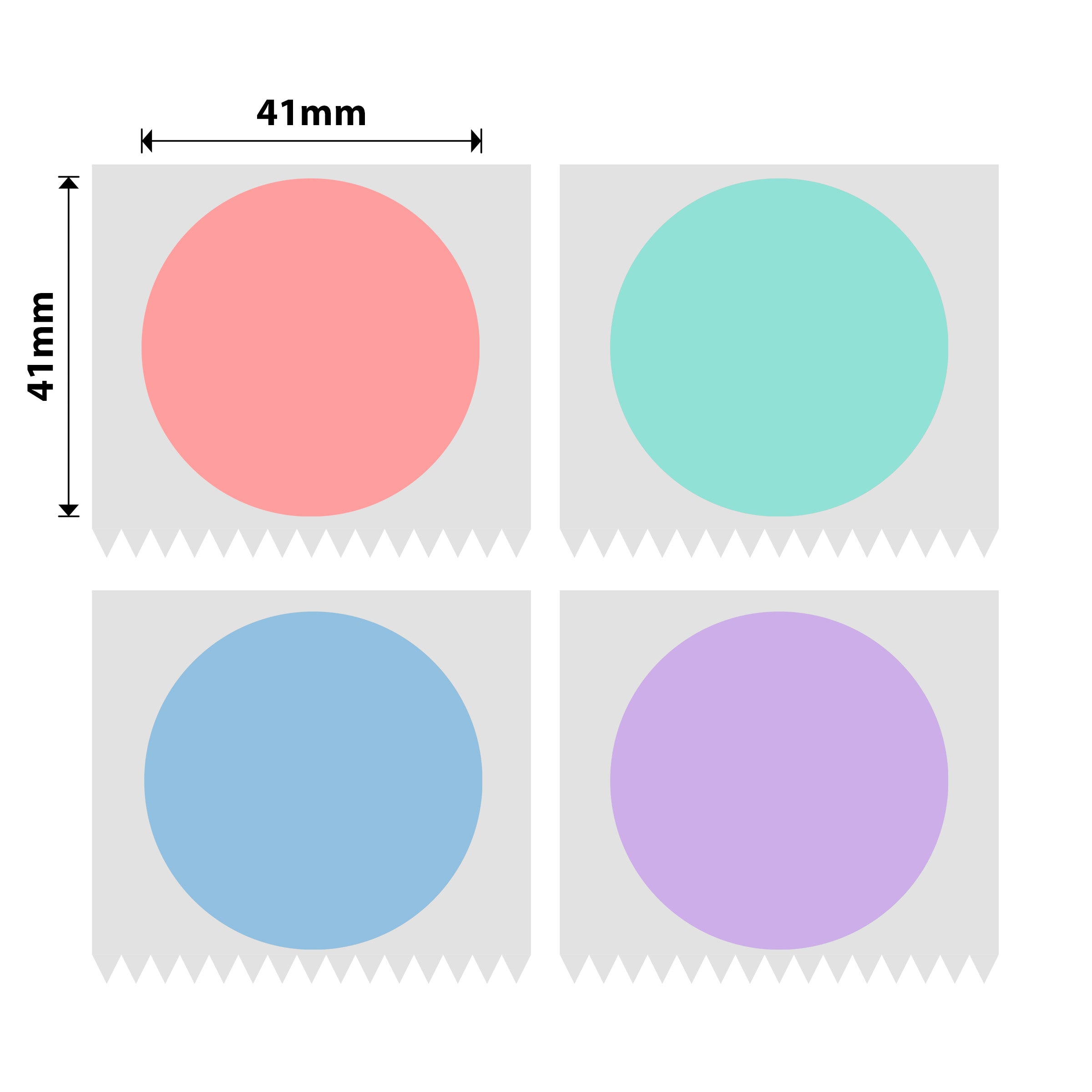 I-NB439 - NIIMBOT - B1 / B21 / B3S - T41*41MM - 175 AMALEBHO E-THERMAL OYIZULU - UMULITI-COLOUR DESIGN