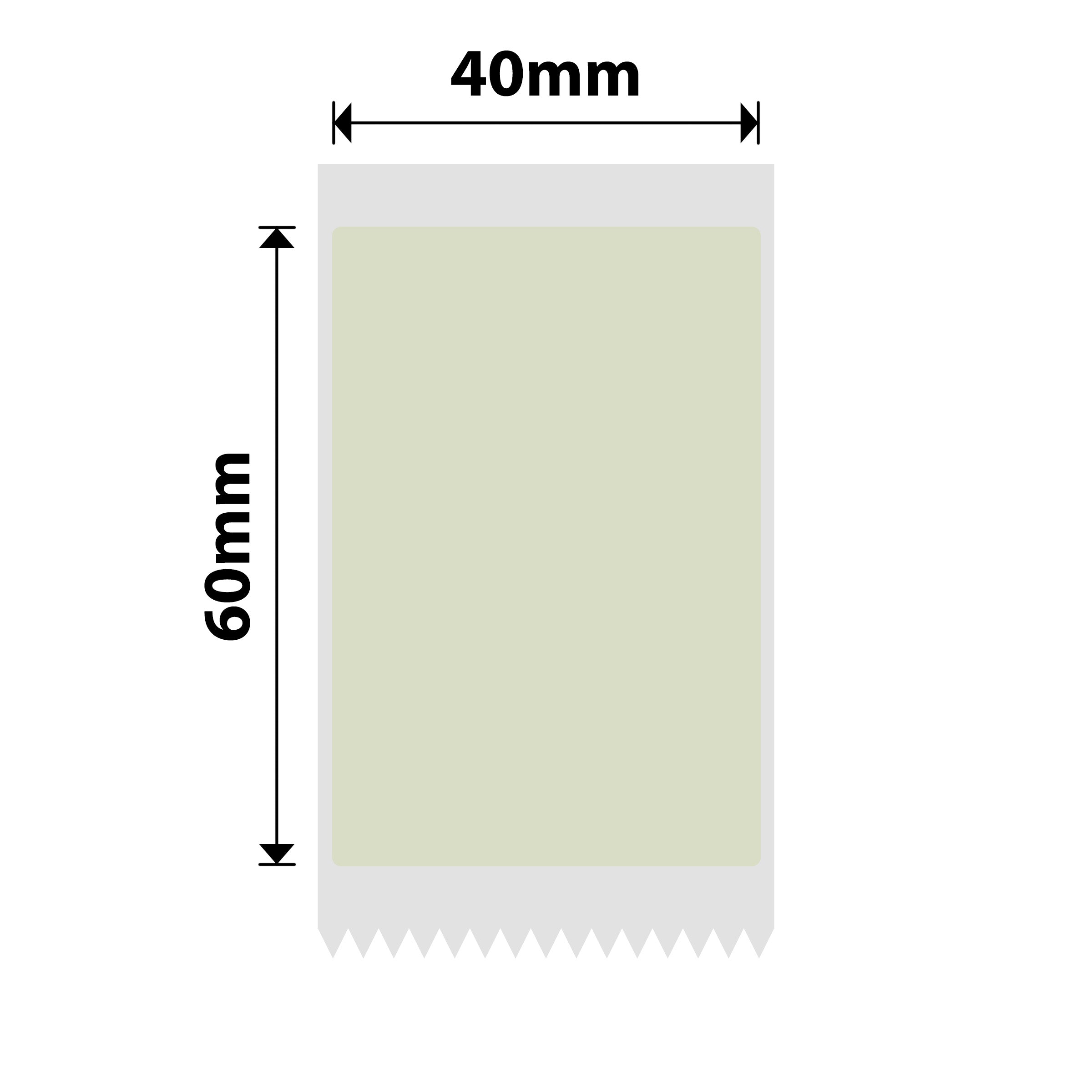 NIIMBOT - B Range - 40x60mm - Green - 120 Labels