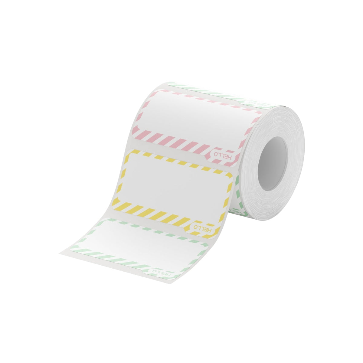NB457 - NIIMBOT - B1 / B21 / B3S - 40*21.5MM - 300 TERMIESE ETIKETTE (VEELKLEURIG) - HALLO NAAMETJIE-ONTWERP