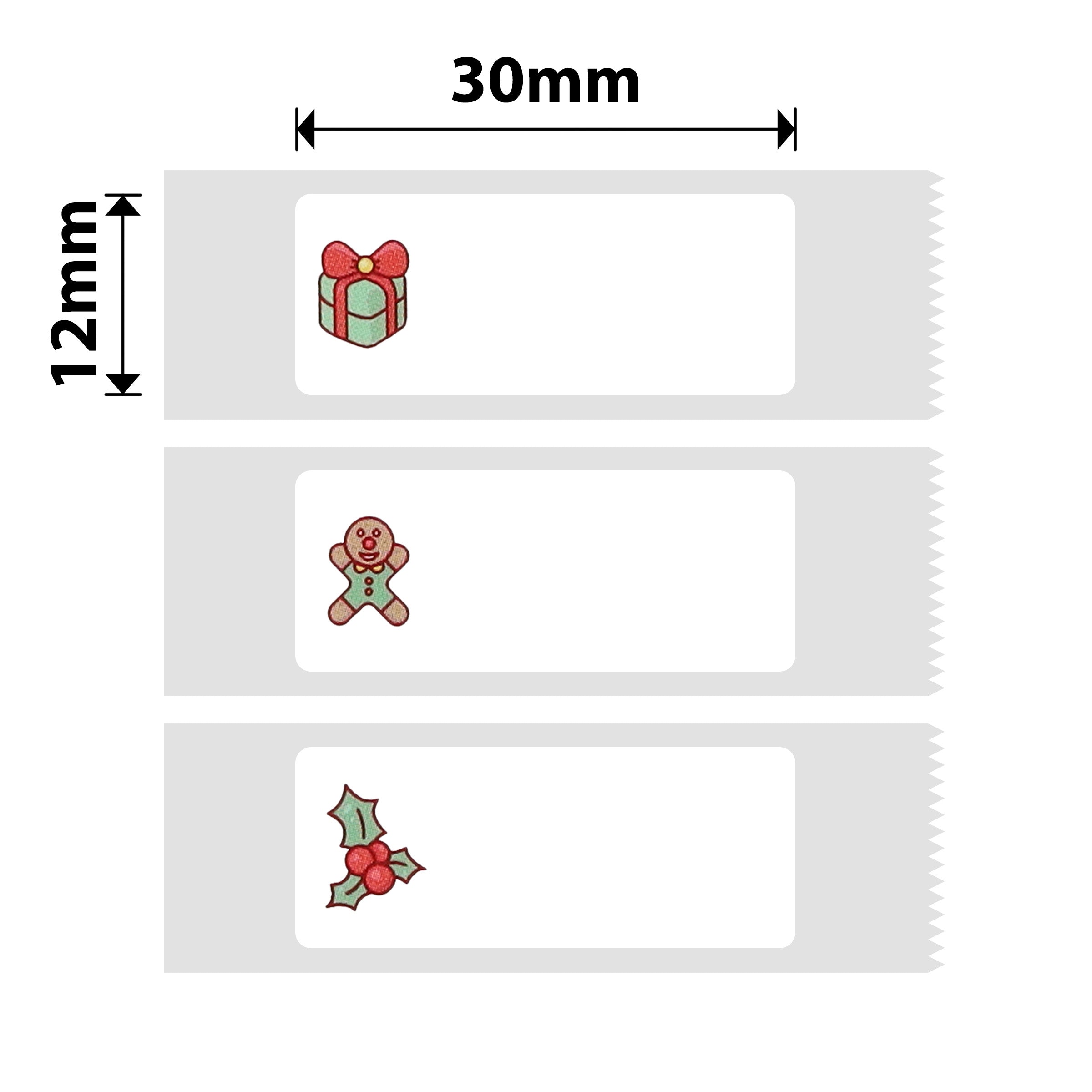 NB505 - NIIMBOT - D11 / D101 / D110 - T12*30MM - 210 LABELS NGAMUNYE - UKHISIMUSI