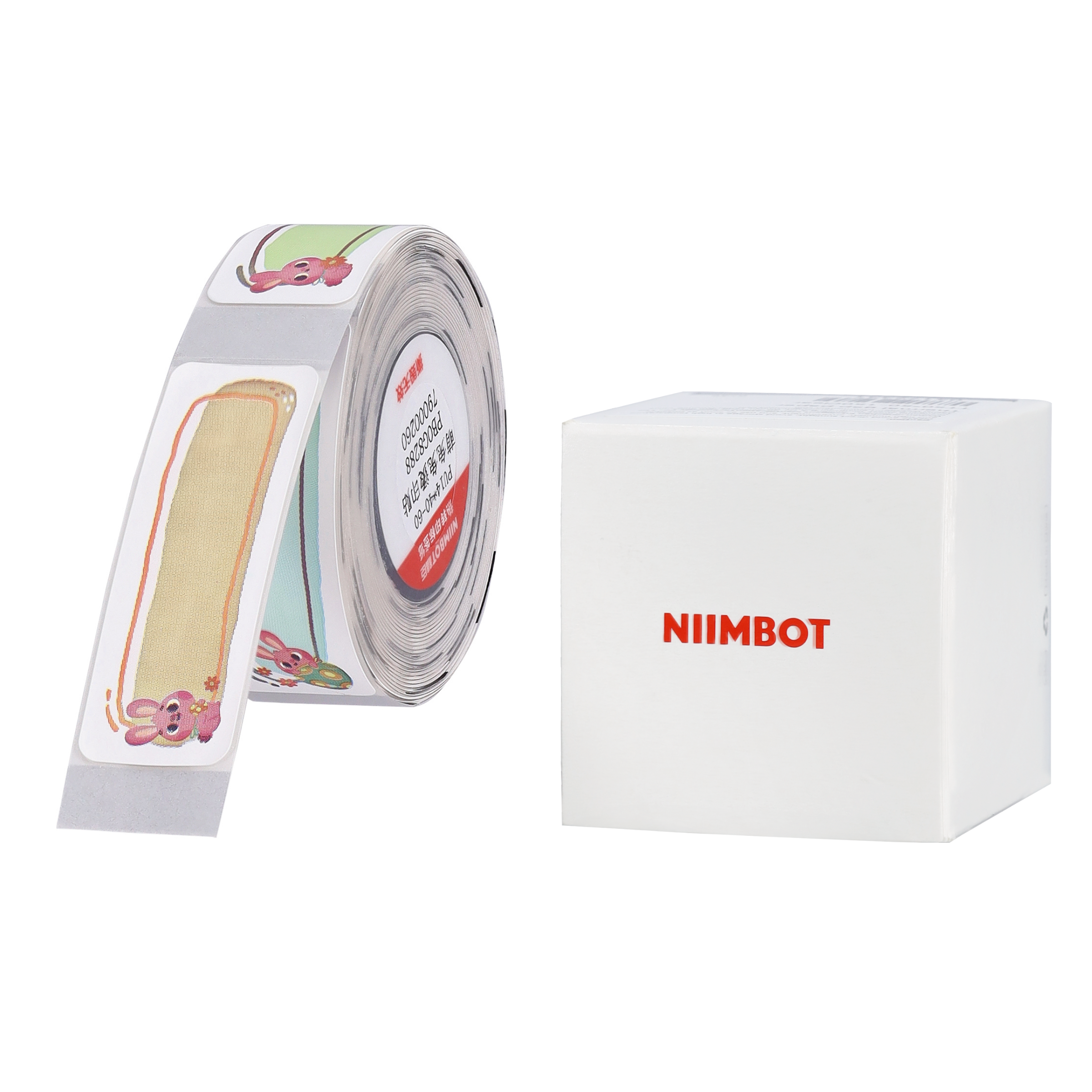 NB529 - Niimbot - N1 - 14x40mm - 60 Cute Bunny Iron On Labels