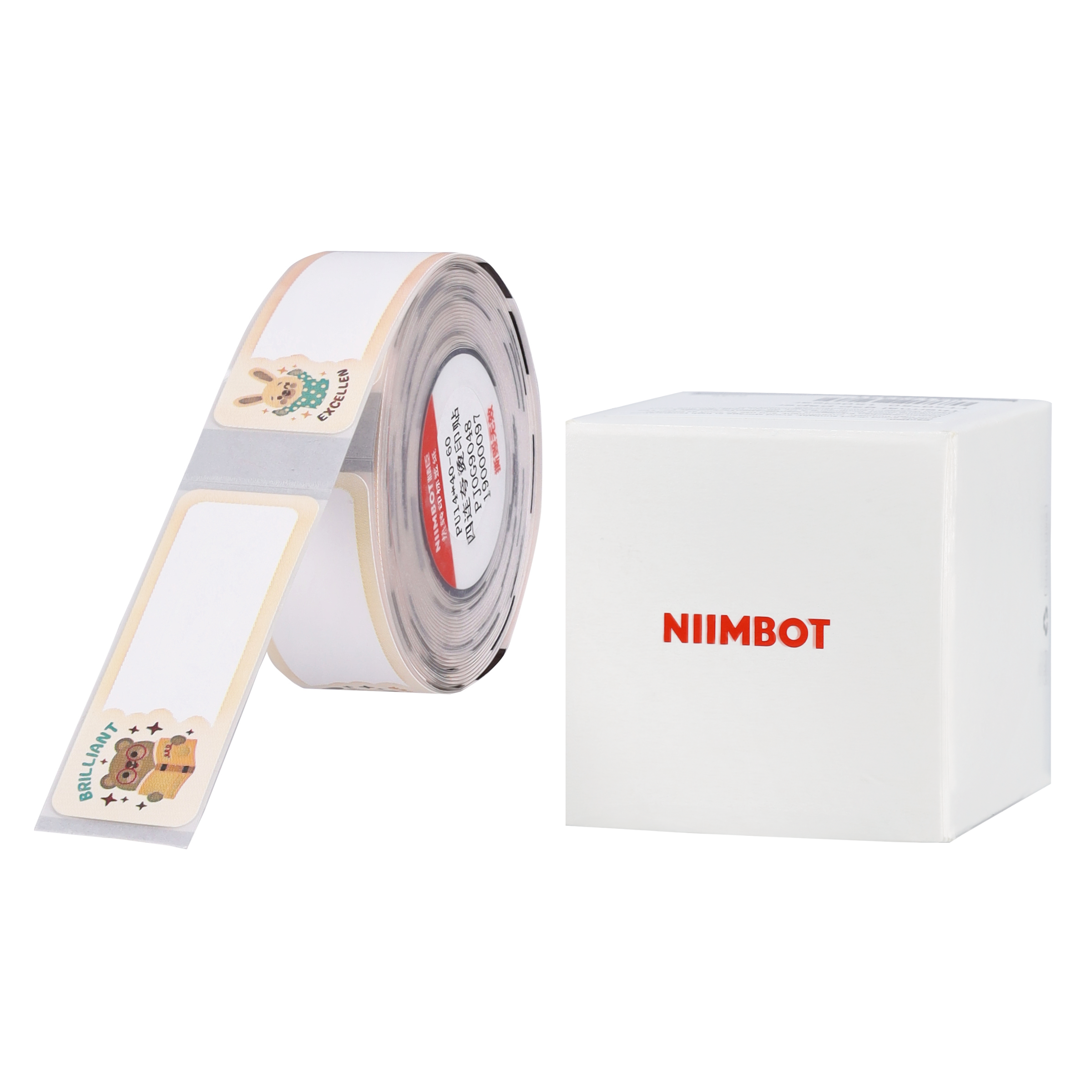 NB530 - NIIMBOT - B18 - PU14*40mm - 60 AMALEBULA NGALINYE ROLL - IRON EMBHALO - IZILWANE