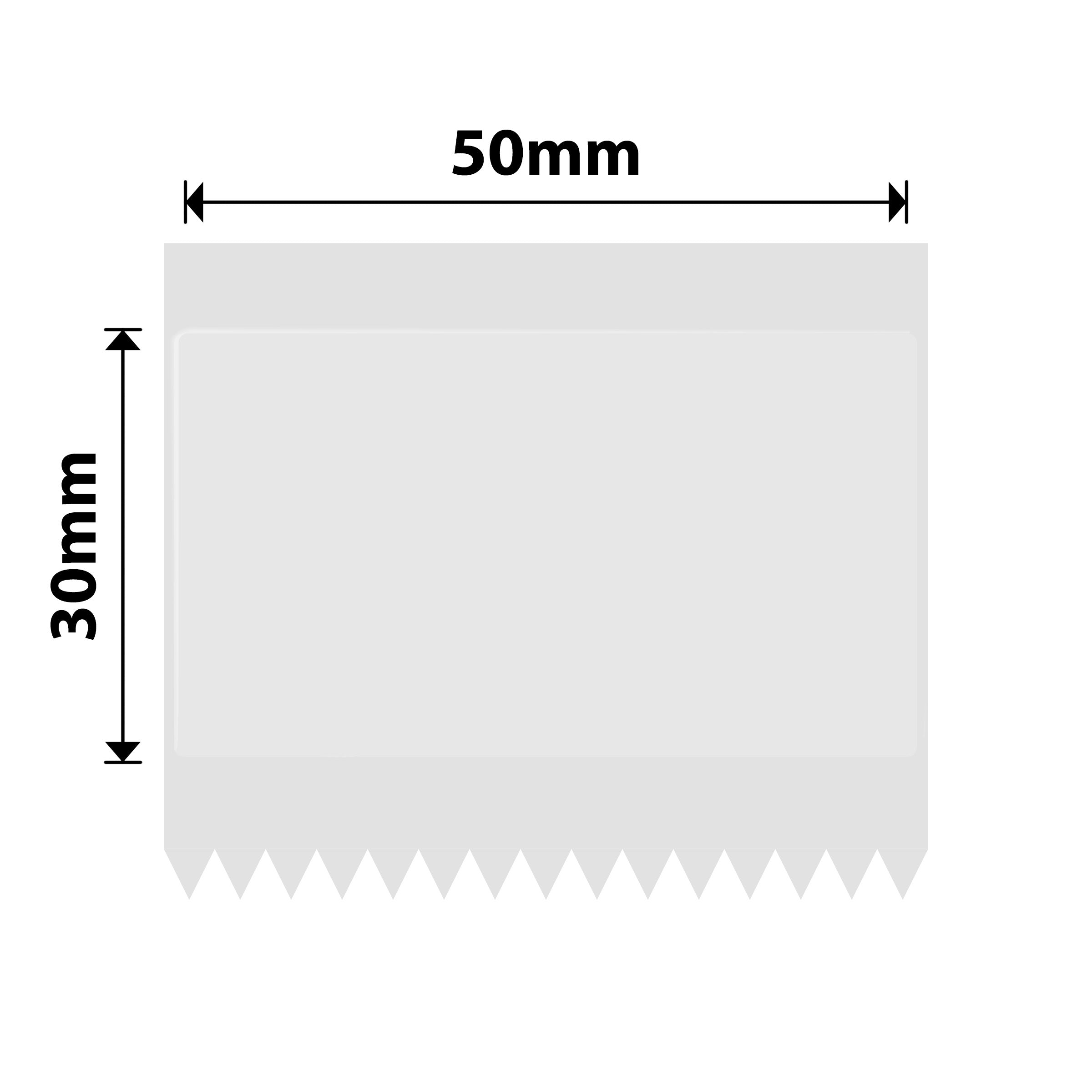 NIIMBOT - B Range - 50x30mm - Transparent - 230 Labels