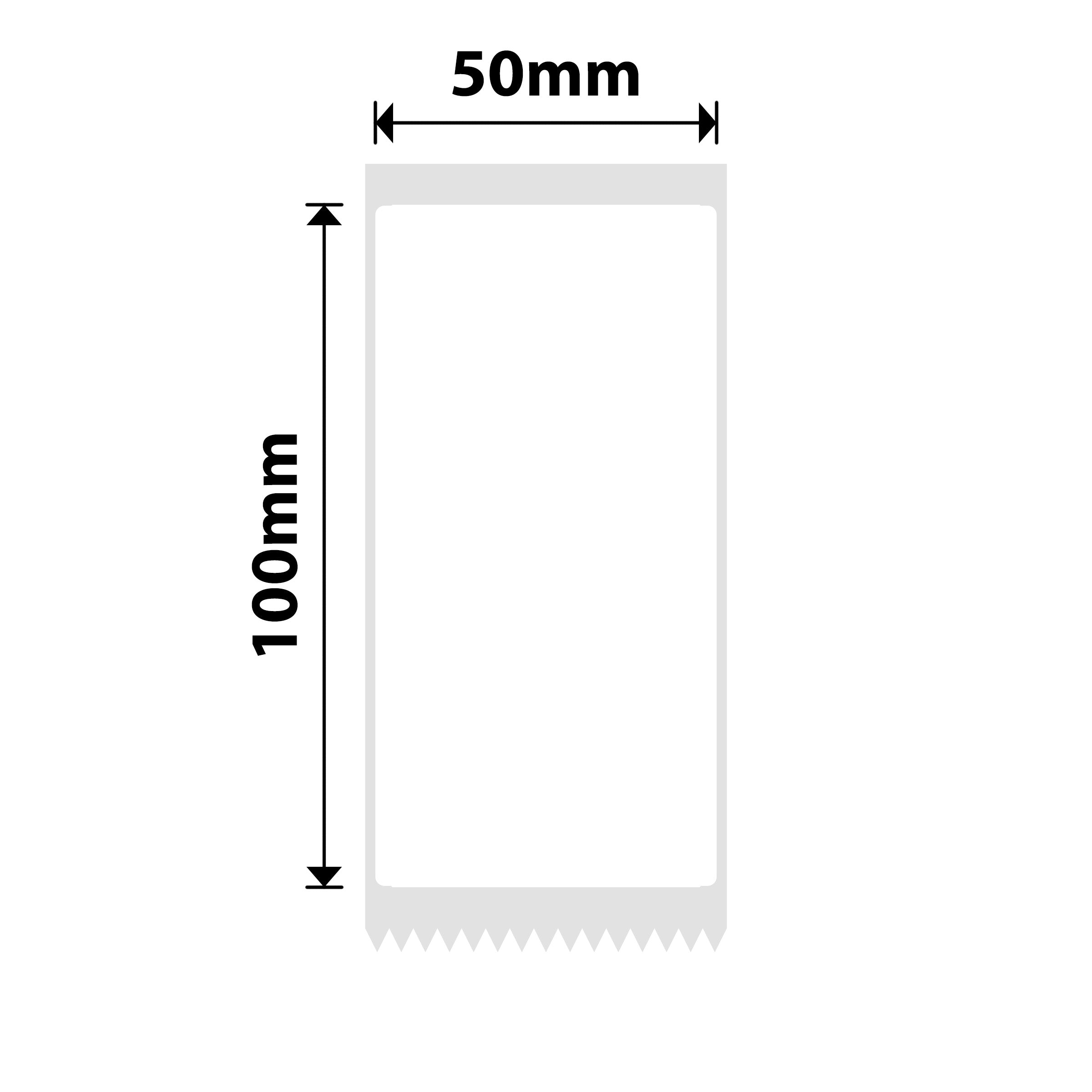 NB535 - NIIMBOT - B1 / B21 / B3S - T50X100MM - 75 LABELS PER ROLL - WHITE