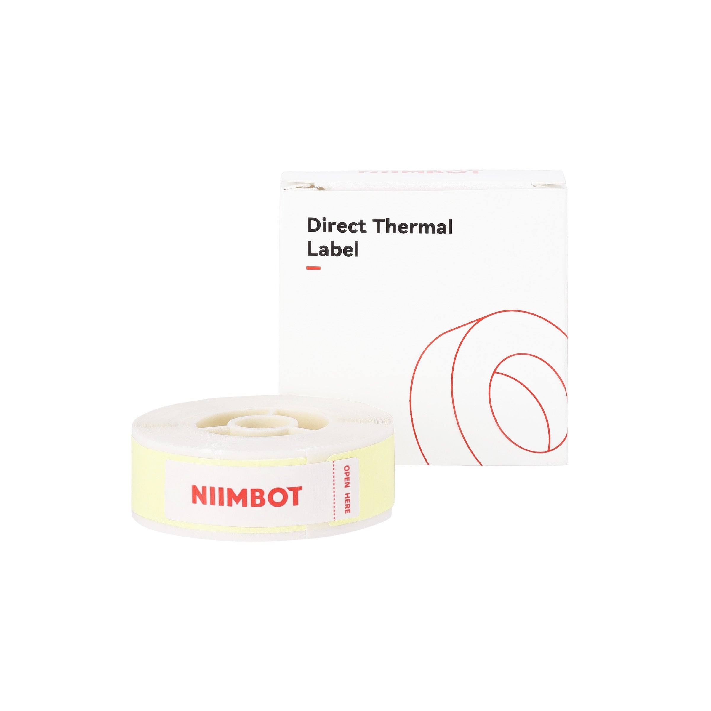NIIMBOT - D Range - 12x75mm - Light Yellow - 90 Labels
