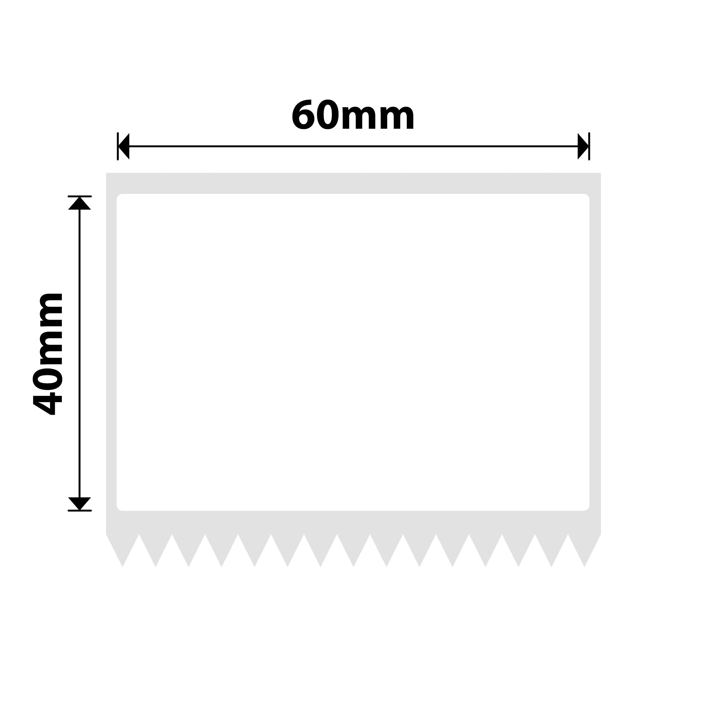 NB541 - NIIMBOT - K2 / K3 - T60X40MM - 690 LABELS PER ROLL - WHITE