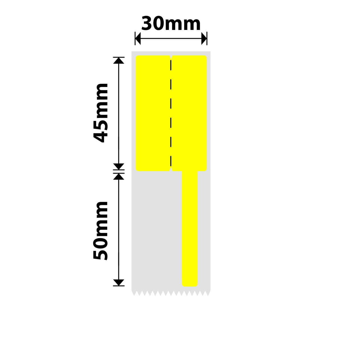 NIIMBOT - K Range - 30x45+50mm - Yellow Cable - 300 Labels