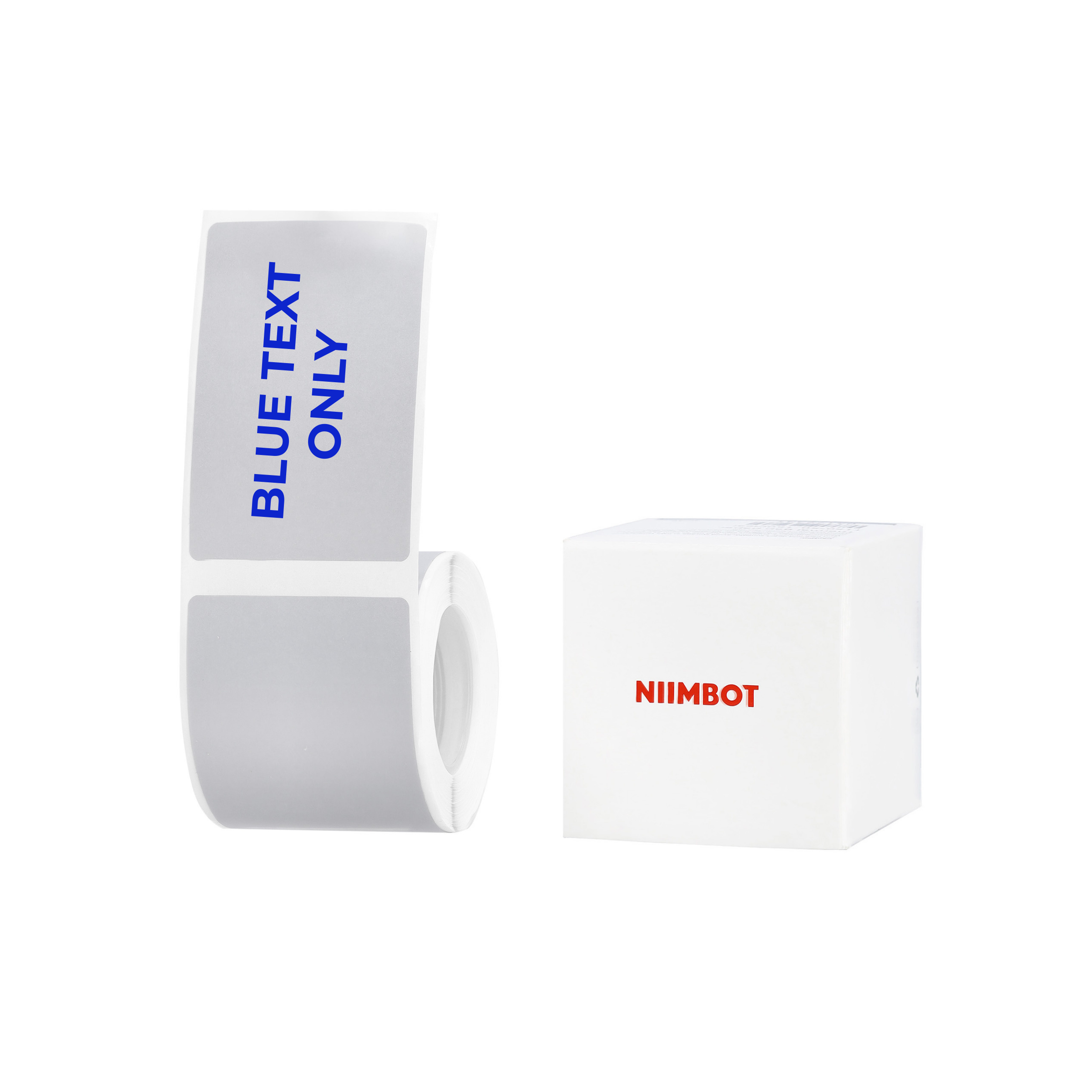 NIIMBOT - B Range - 40x60mm - Silver Grey Blue Text - 105 Labels