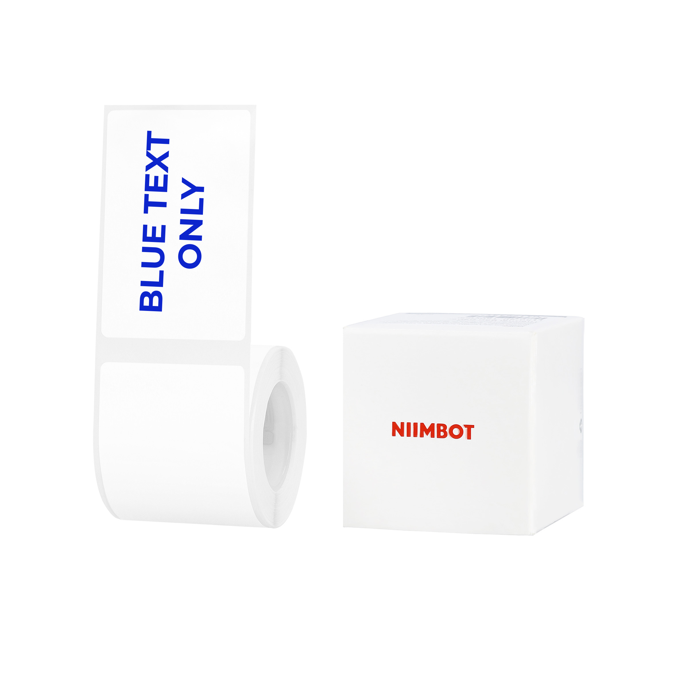 NB653 - Niimbot - B1 / B21 / B31 / B3S / B4 - 40x60mm - 125 White Blue Text Labels