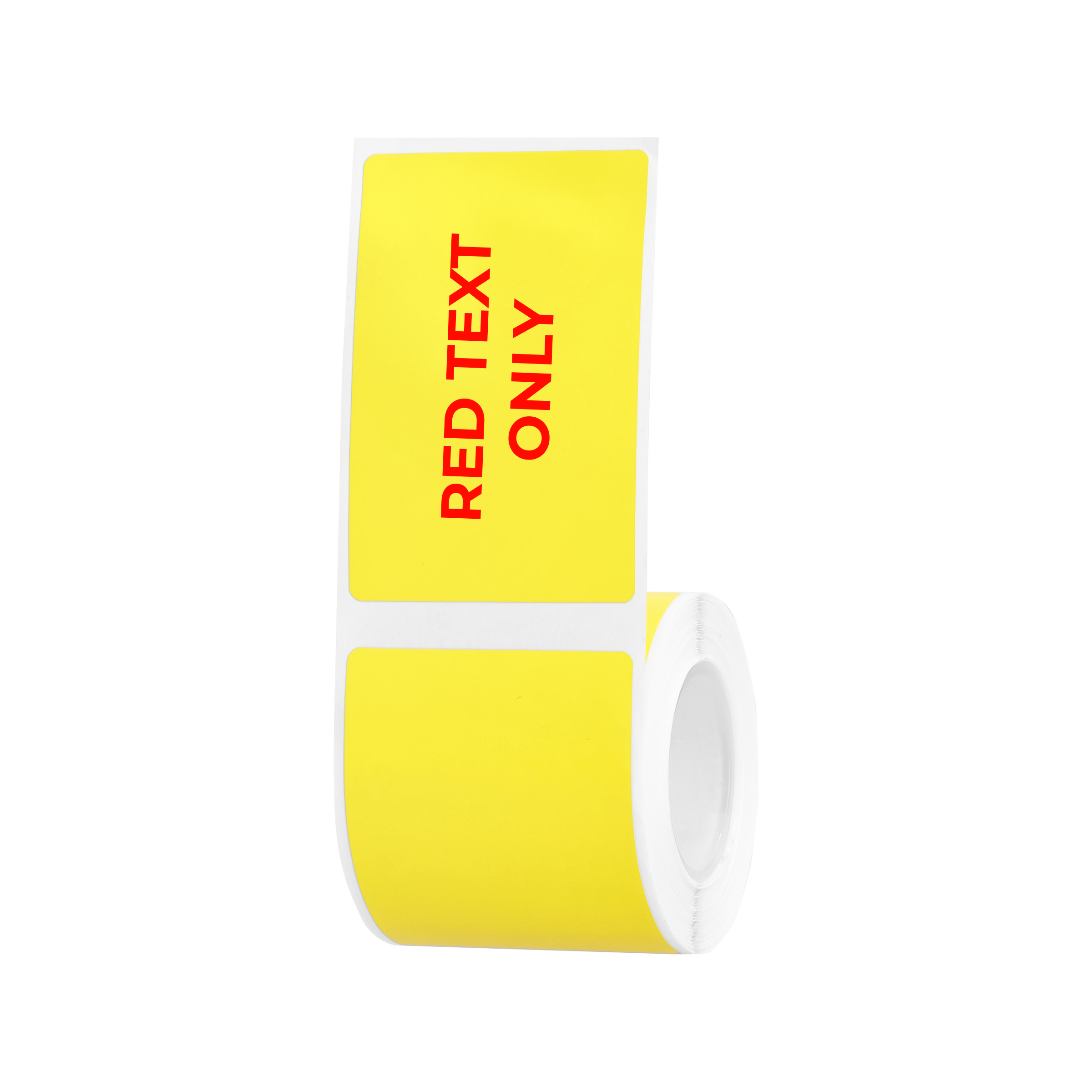 NIIMBOT - B Range - 40x60mm - Yellow Red Text Only - 125 Labels