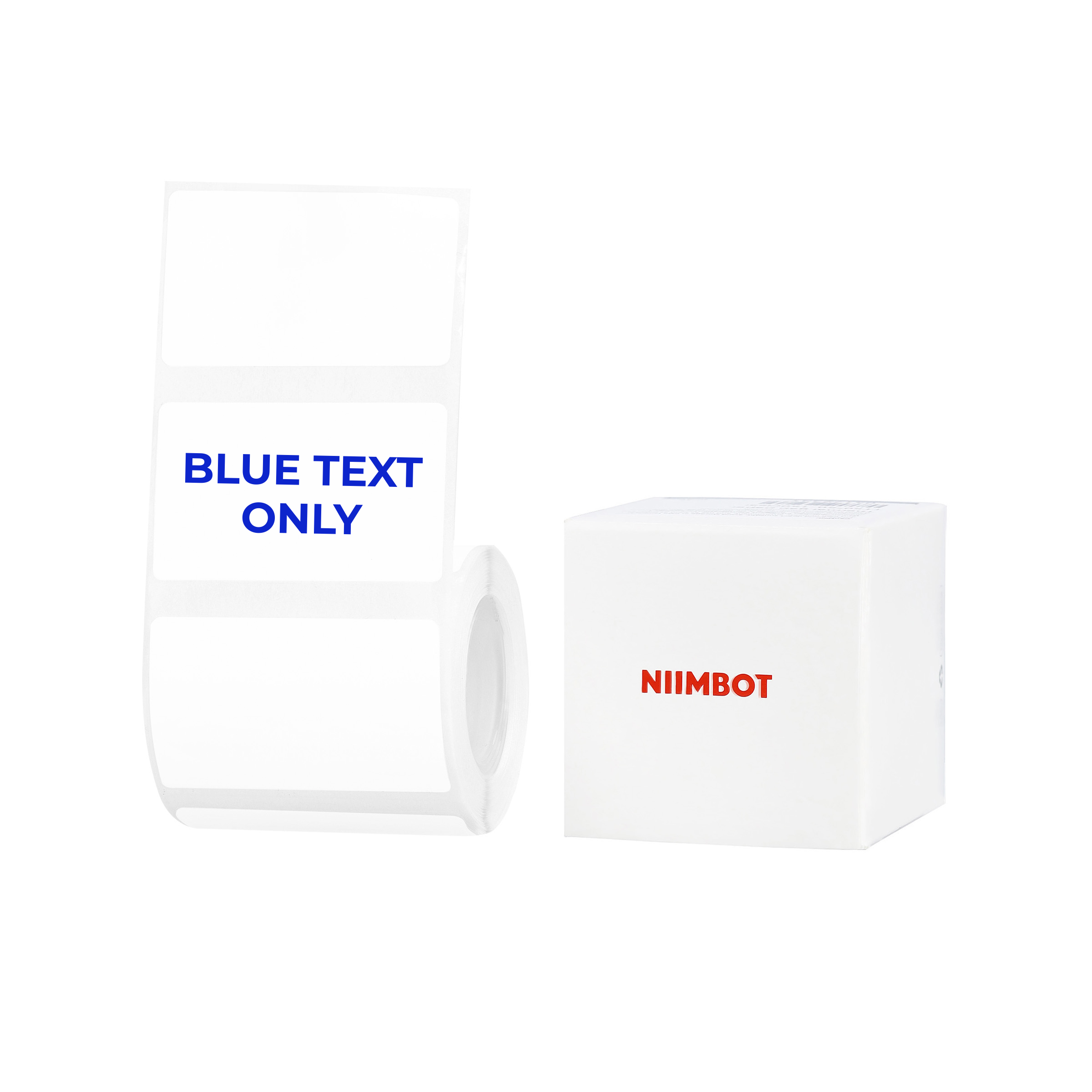 NIIMBOT - B Range - 50x30mm - White Blue Text Only - 230 Labels