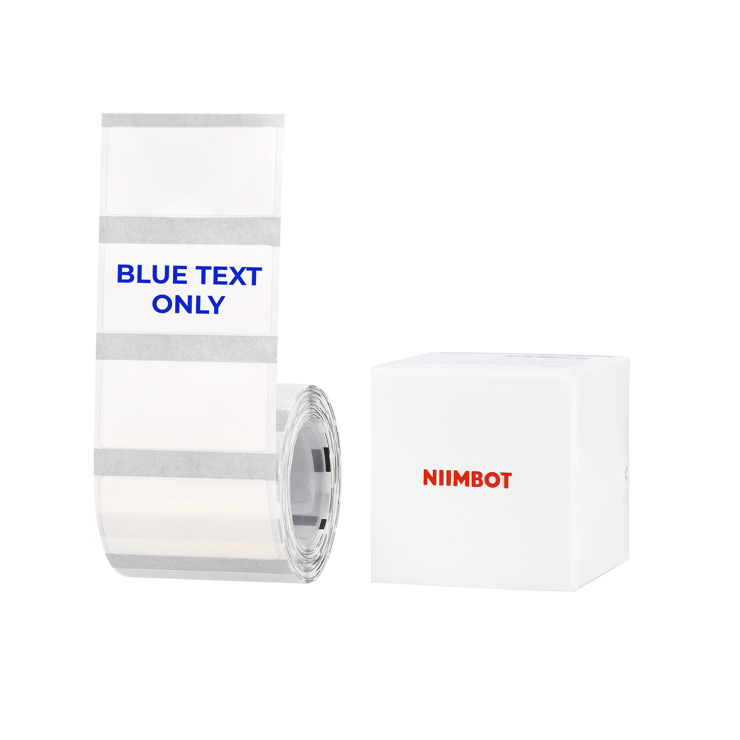 NIIMBOT - B Range - 40x20mm - Transparent Blue Text Only - 315 Labels