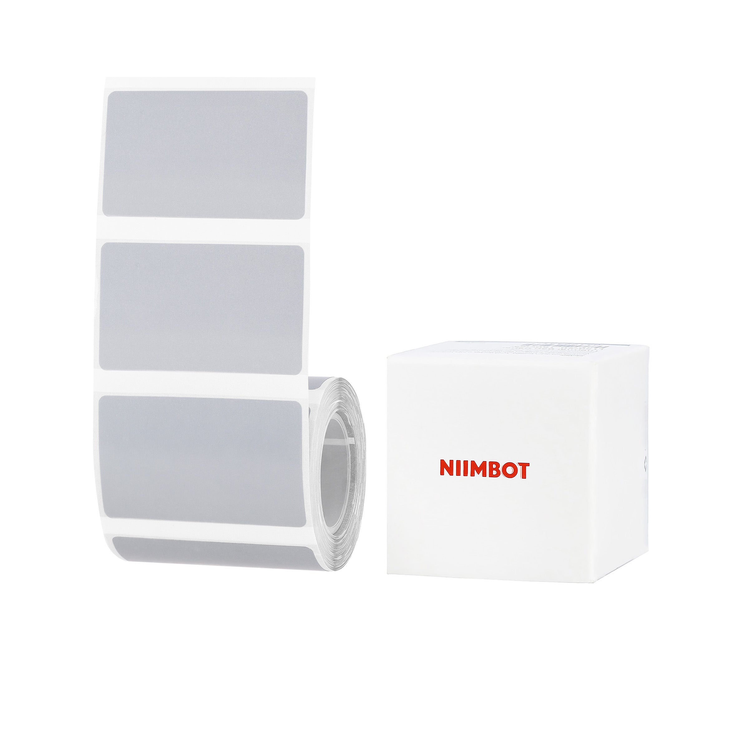 NIIMBOT - B Range - 50x30mm - Silver Transparent - 230 Labels