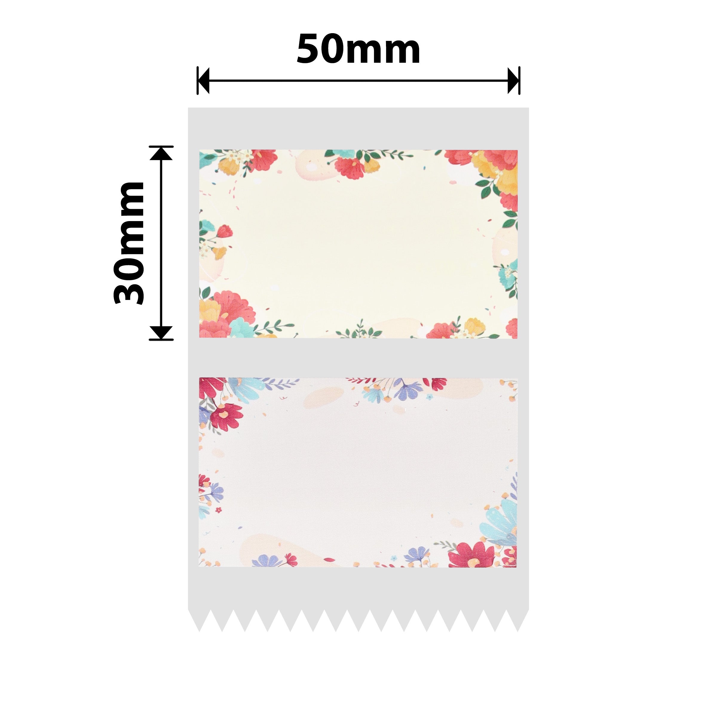 NIIMBOT - B Range - 50x30mm - Sunny Flower Blossoms - 230 Labels