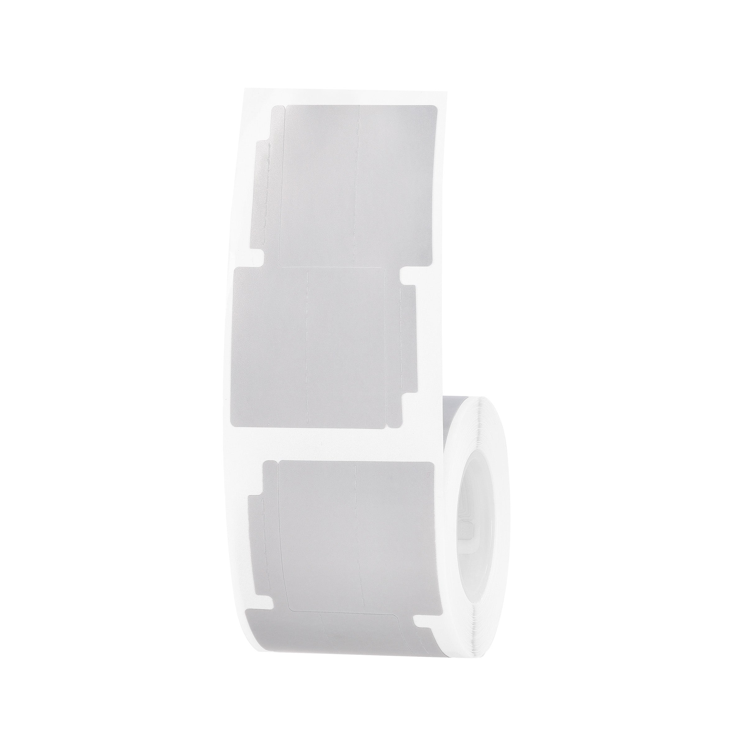 NB688 - NIIMBOT - B1 / B21 / B3S / B4 - 30X60MM/2L - 210 SILVER GREY DOUBLE ROW JEWELLERY VOID LABELS