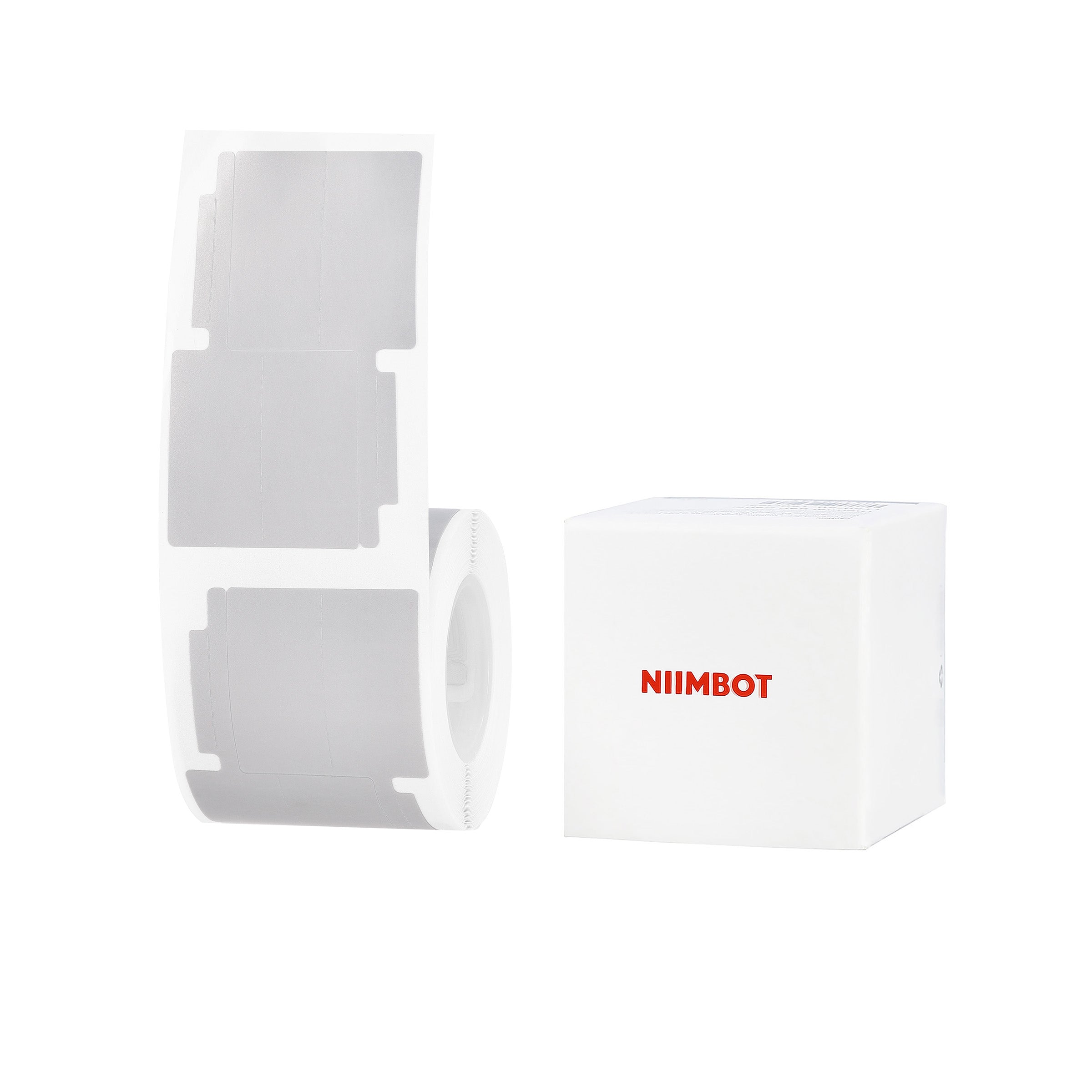 NIIMBOT - B Range - 30x30+30mm/2L - Silver Grey Double Row Jewellery Void - 210 Labels