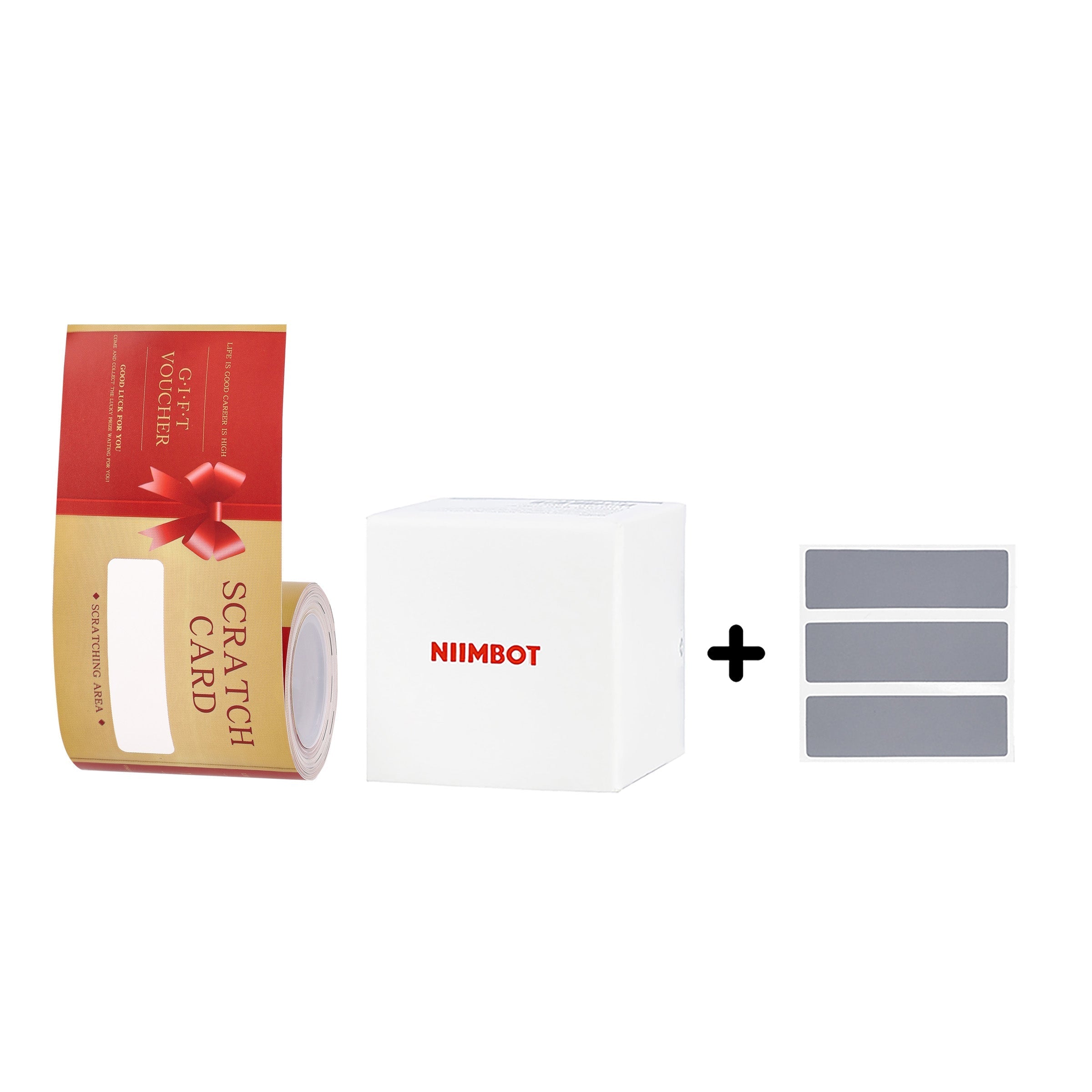 NIIMBOT - B Range - 53x100mm - Gift Scratch Card - 55 Labels
