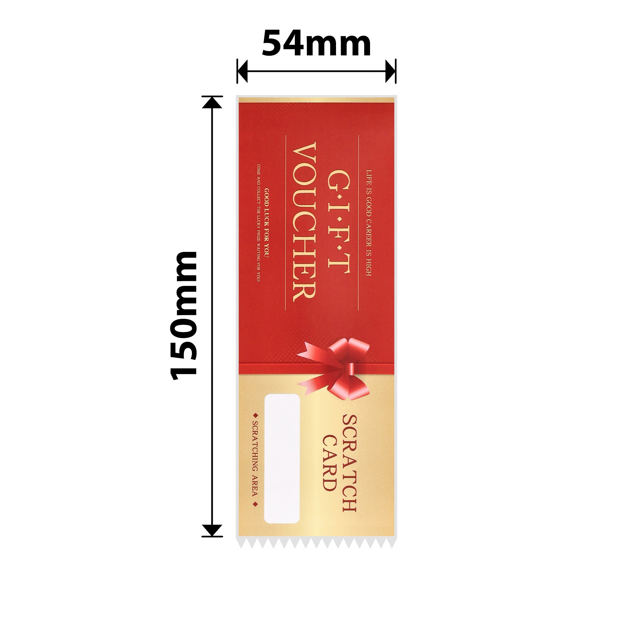 NIIMBOT - B Range - 54x150mm - 45 Lucky Scratch Cards