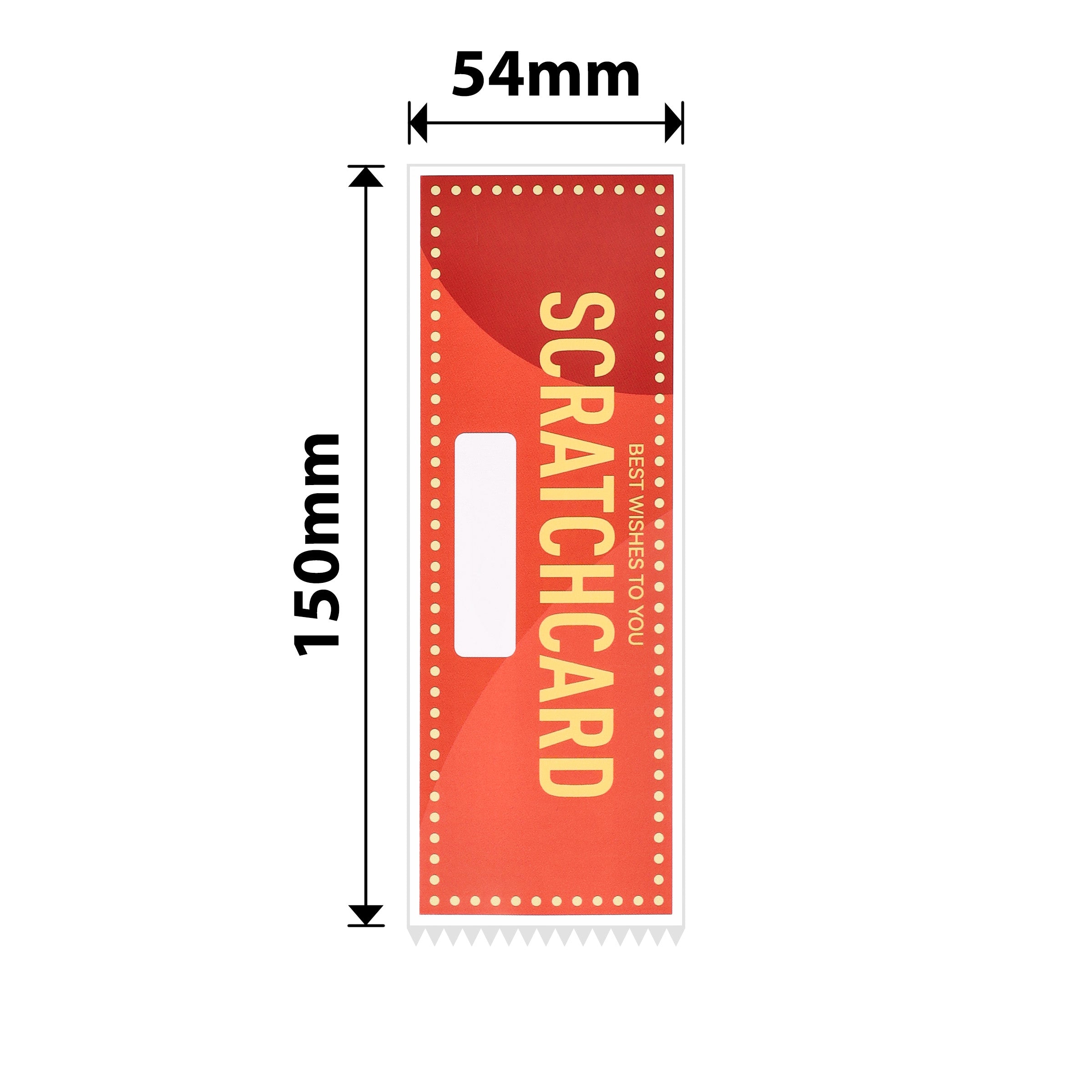 NIIMBOT - B Range - 54x150mm - 45 Bless Scratch Cards