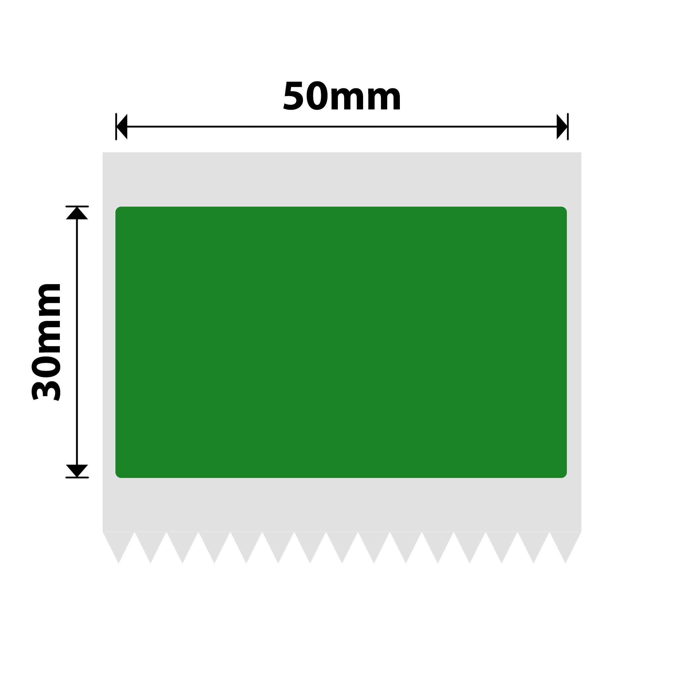 NIIMBOT - B Range - 50x30mm - Dark Green - 230 Labels