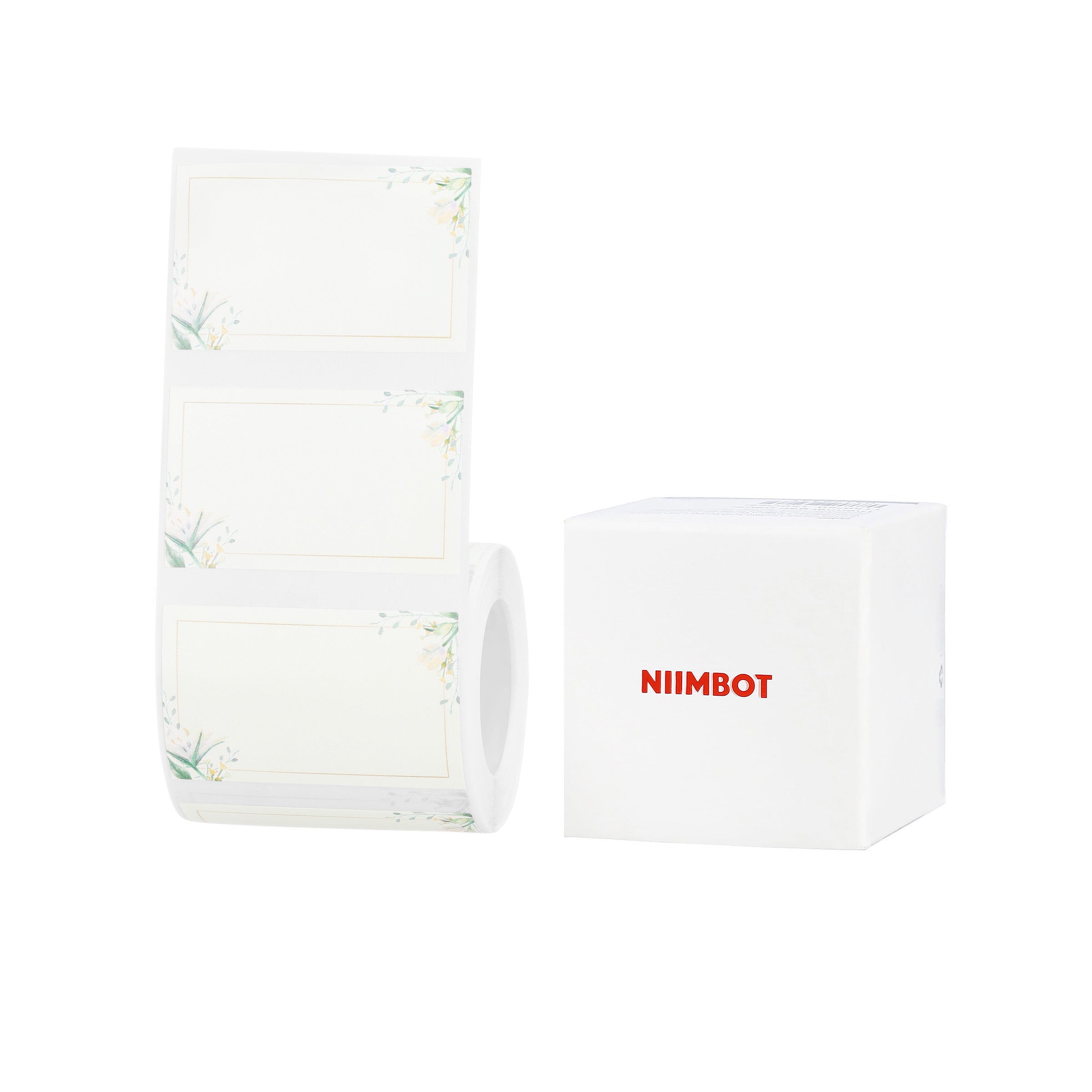 NIIMBOT - B Range - 50x30mm - Plain Floral Print - 230 Labels