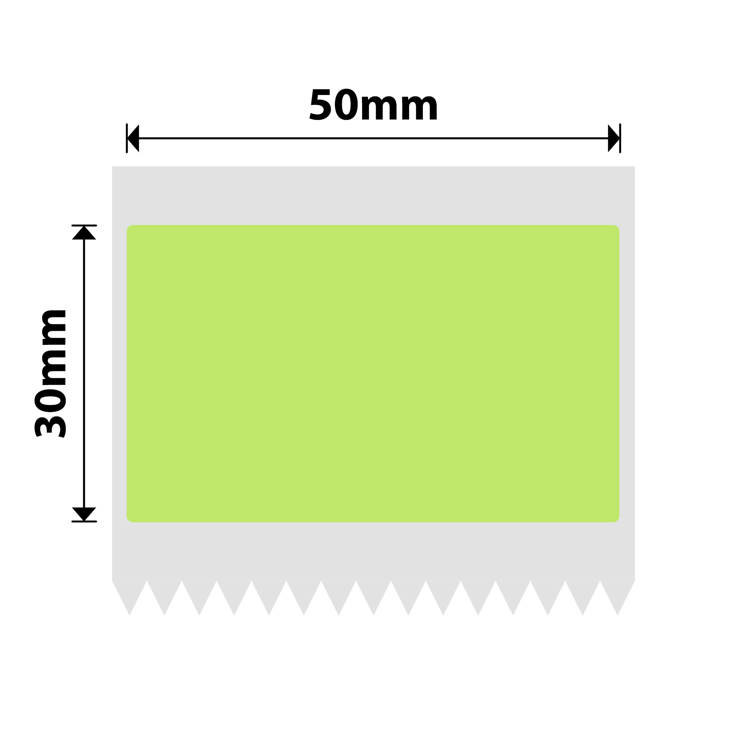 NIIMBOT - B Range - 50x30mm - Tender Green - 230 Labels